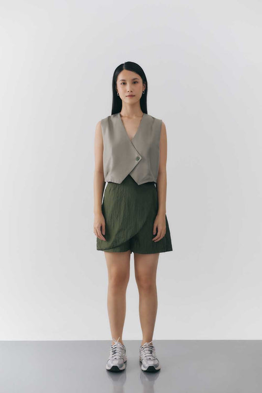 Cocoon Skort In Army