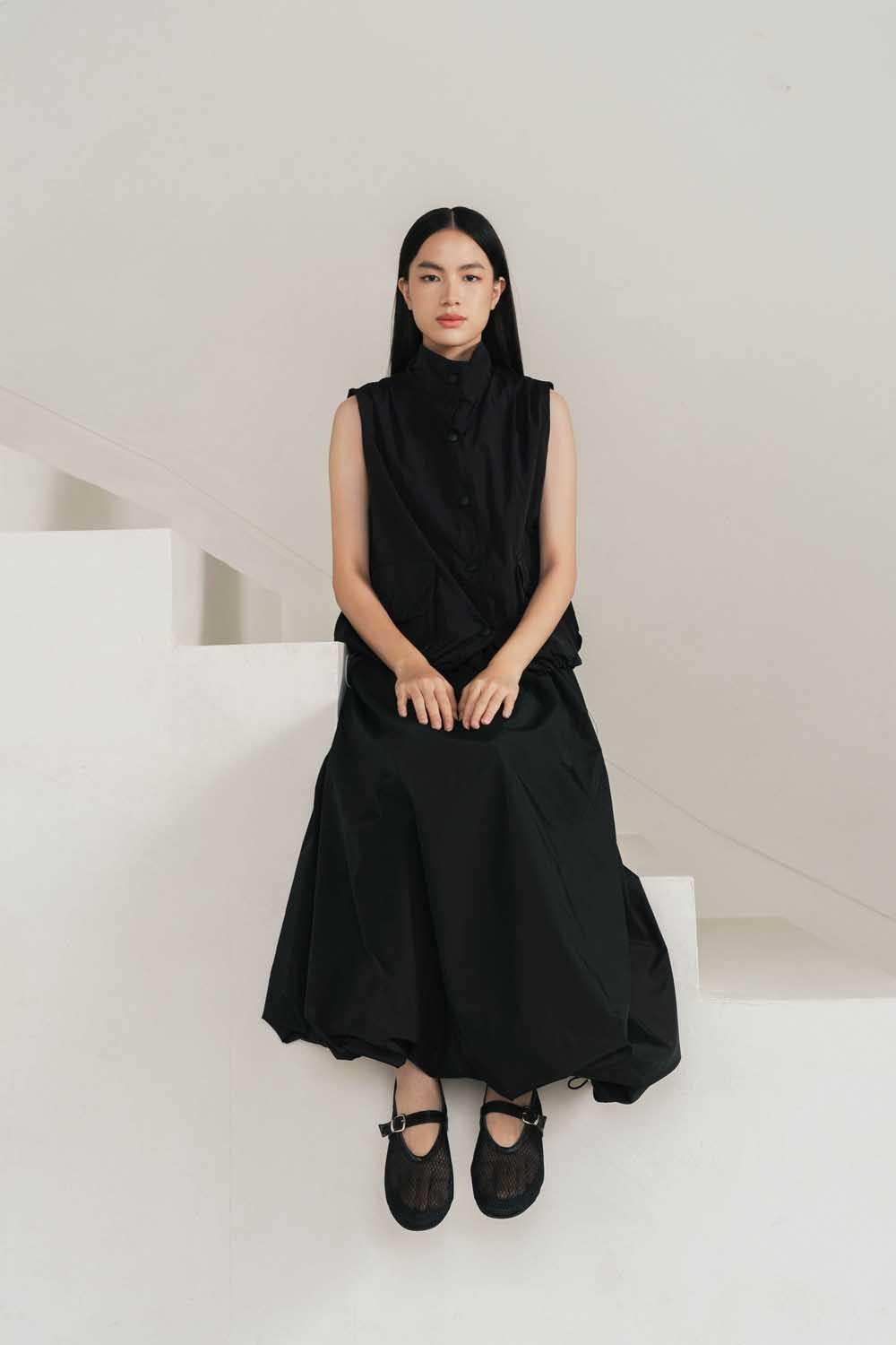 The Bloom Skirt In Black
