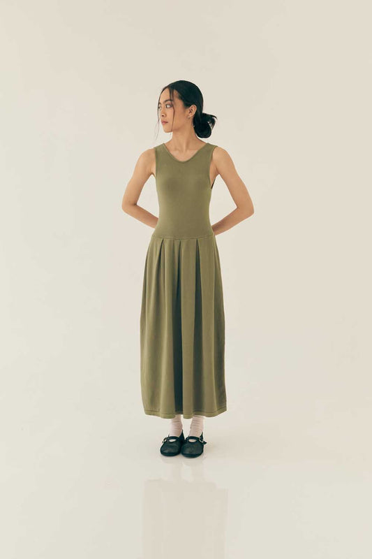 Balley Dress in Army