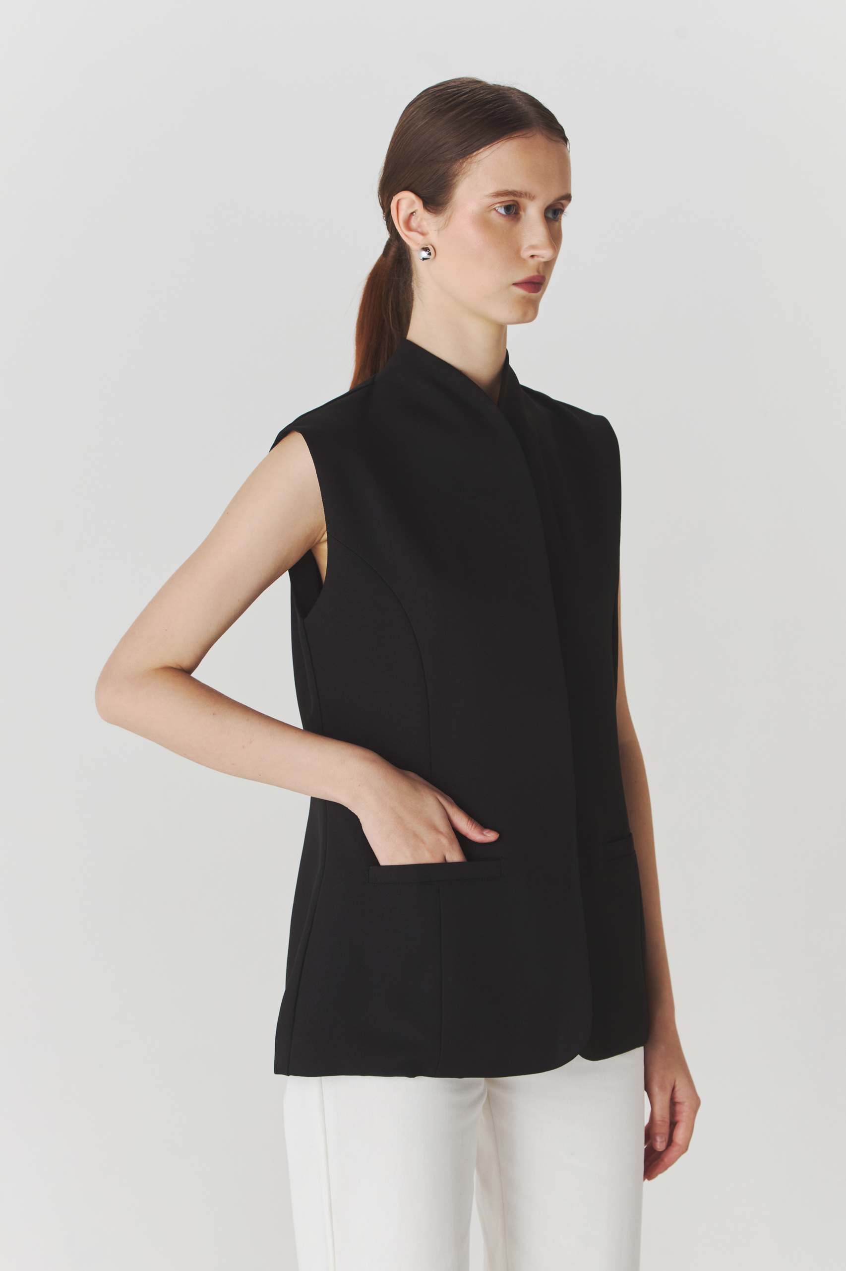 Rue Vest In Black - Image 3