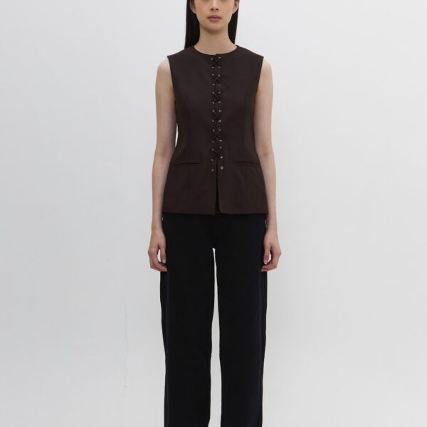 Selene Blouse in Coffee