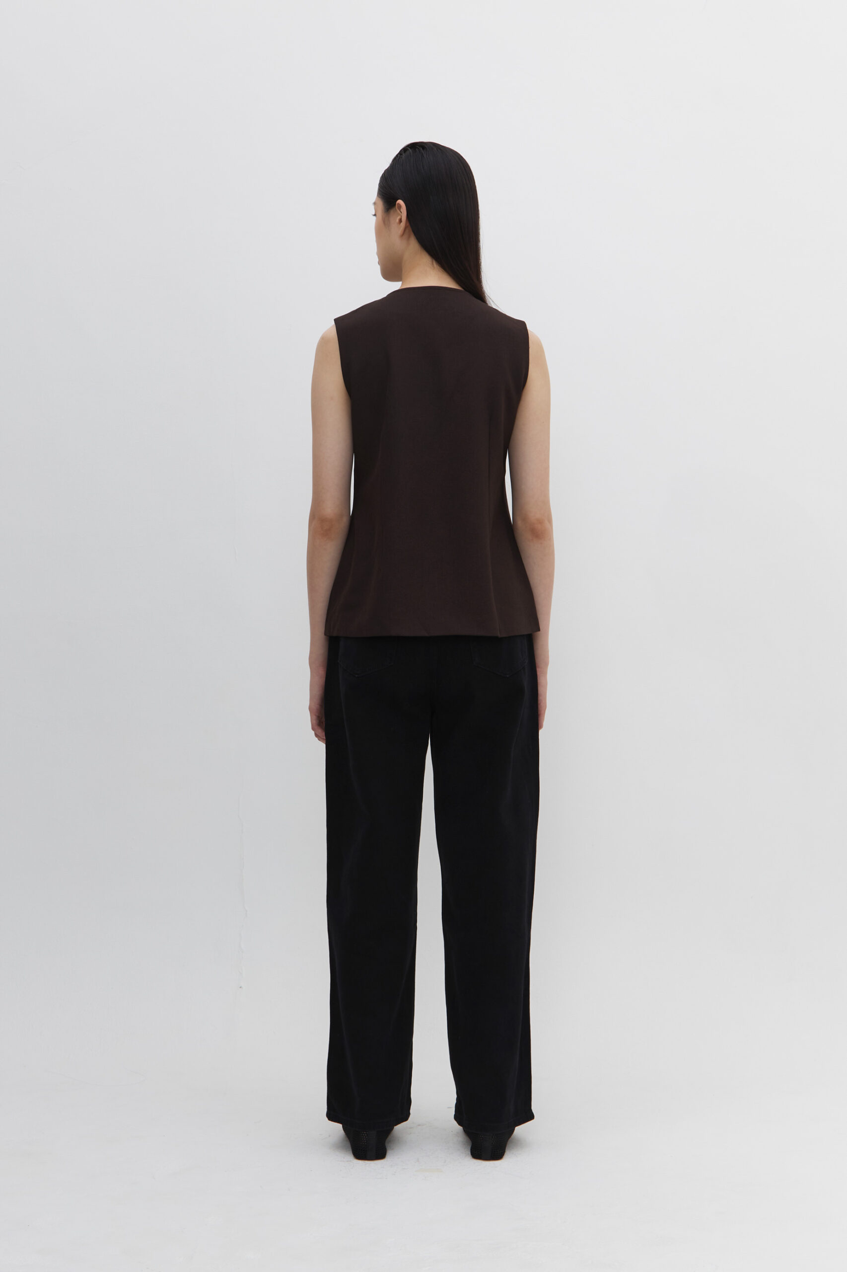 Selene Blouse in Coffee - Image 3