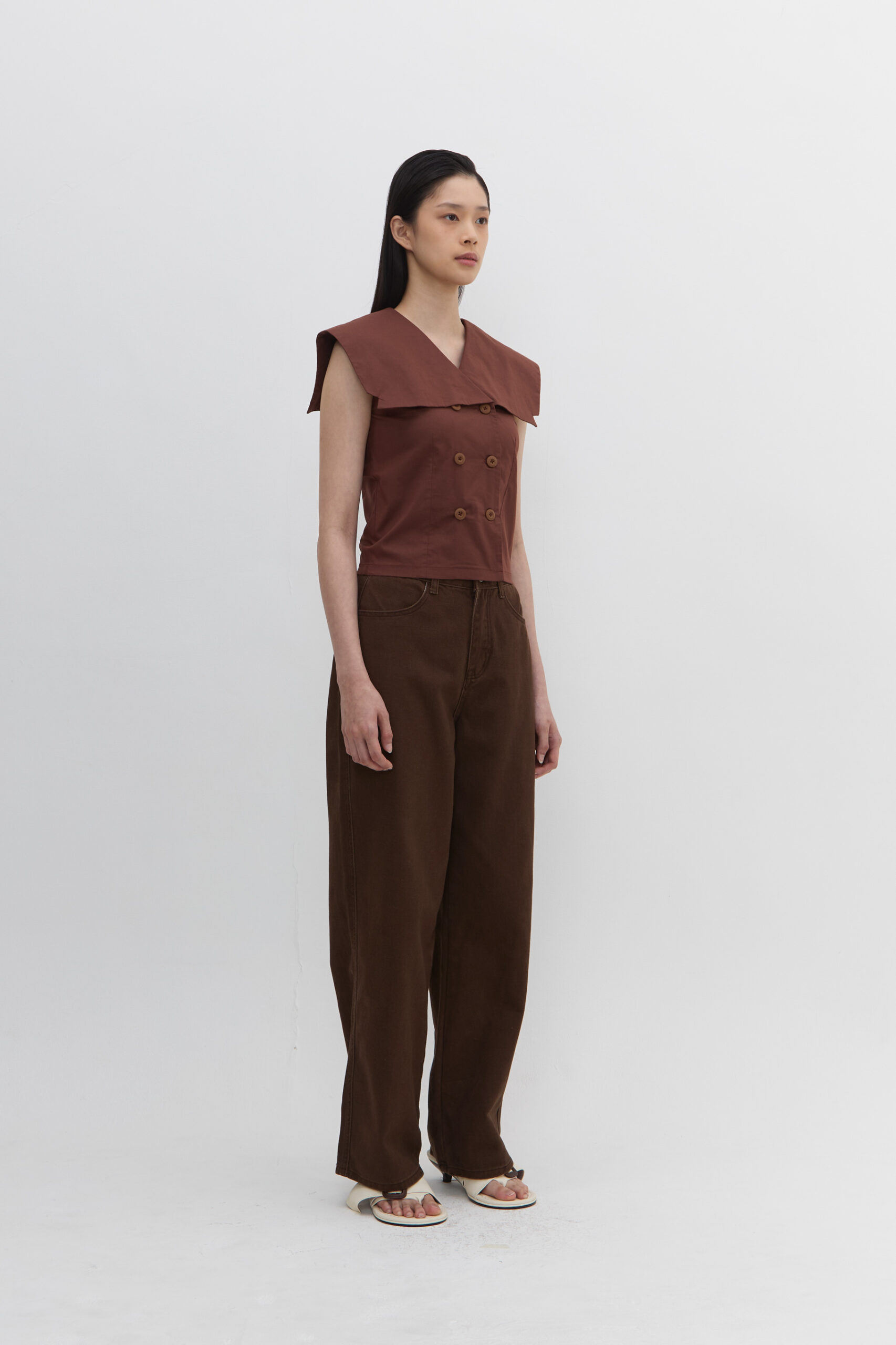 Kyo Shirt in Brown - Image 2