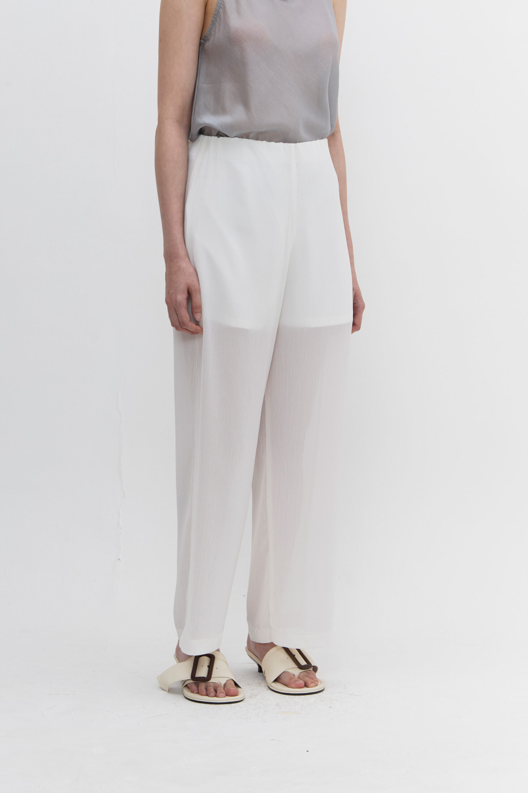 Echo Sheer Pants In Black - Image 3