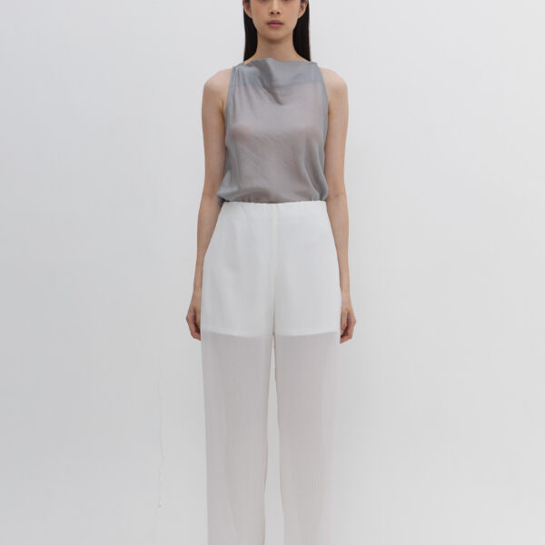 Echo Sheer Pants In Black
