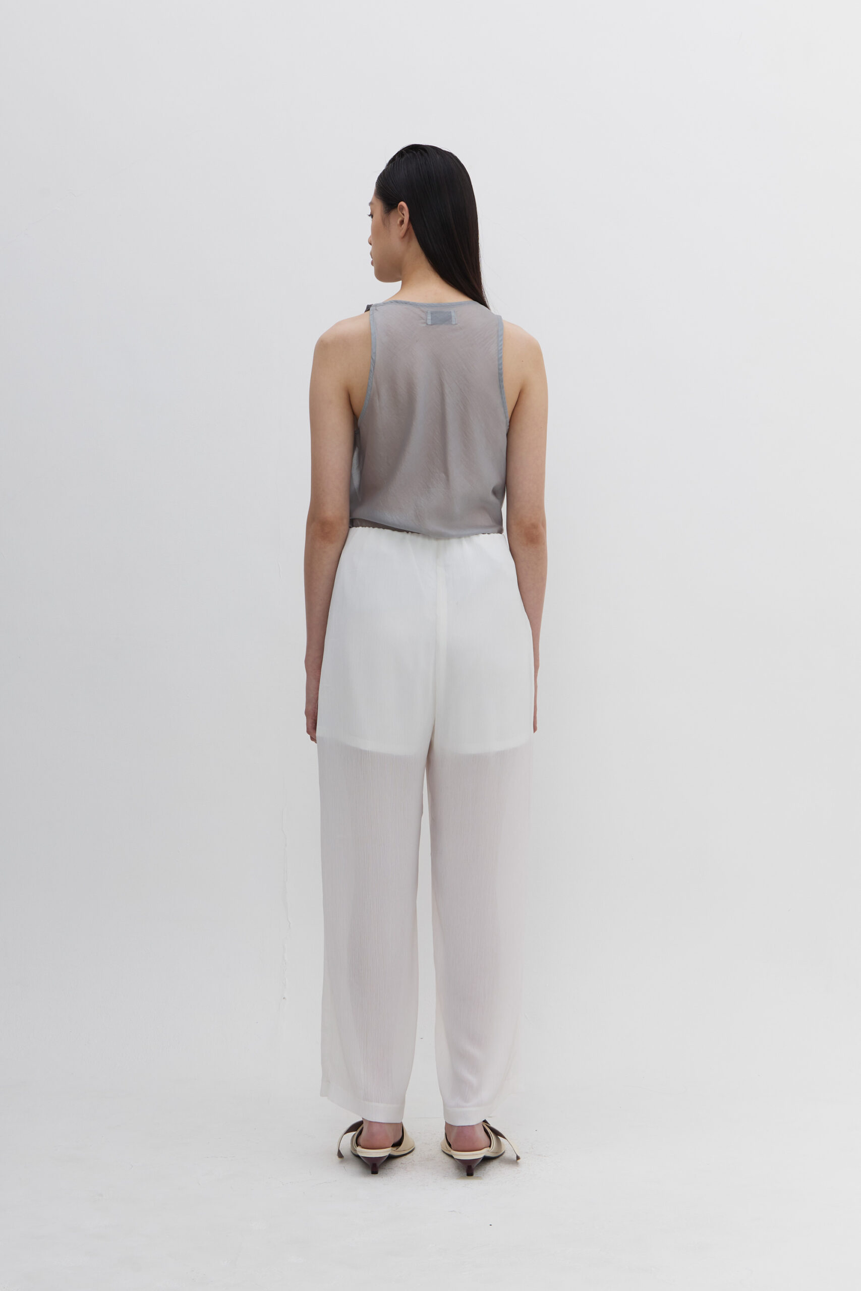 Echo Sheer Pants In Black - Image 2
