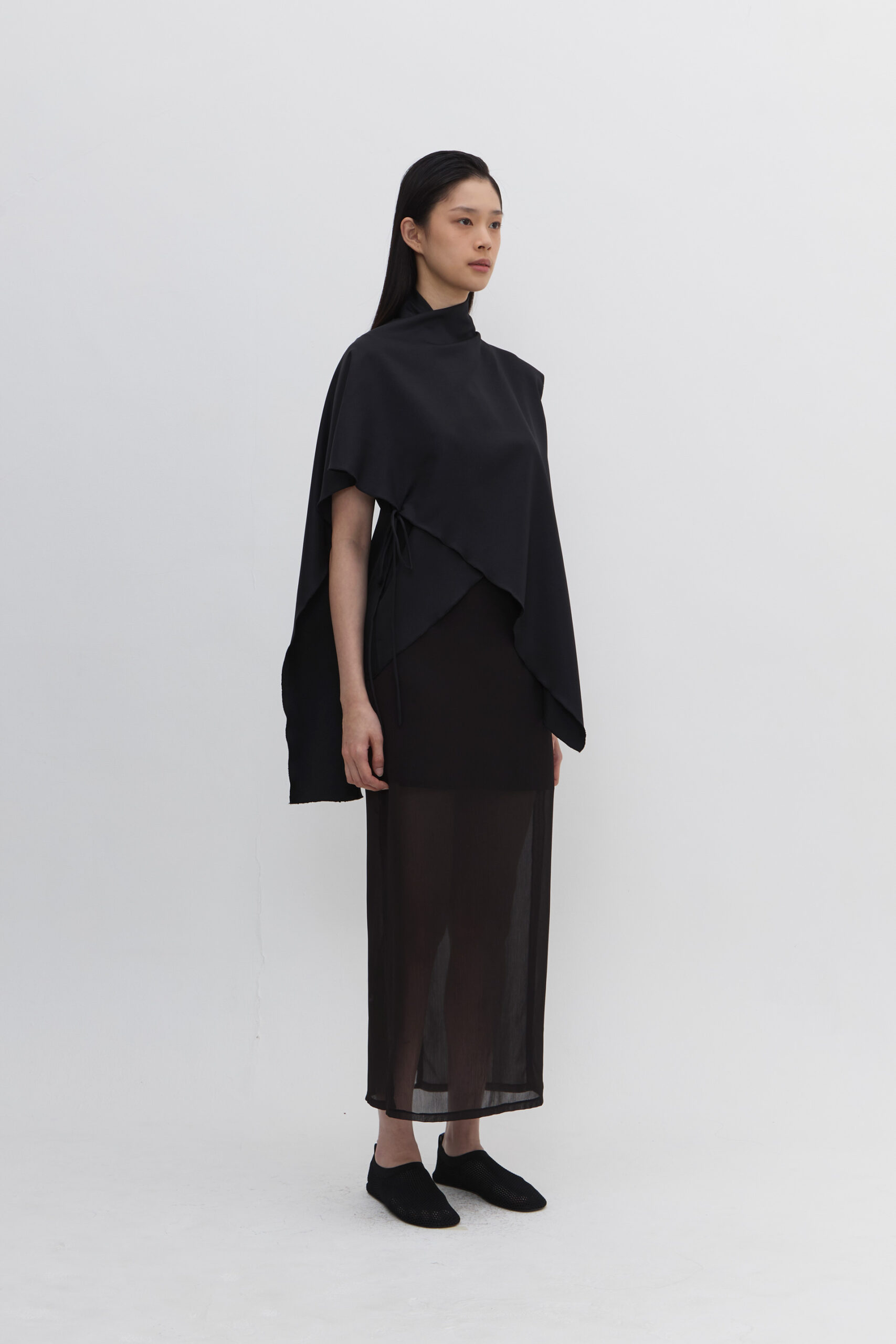 Pamme Blouse in Black - Image 2