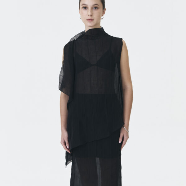 Kale Top in Black
