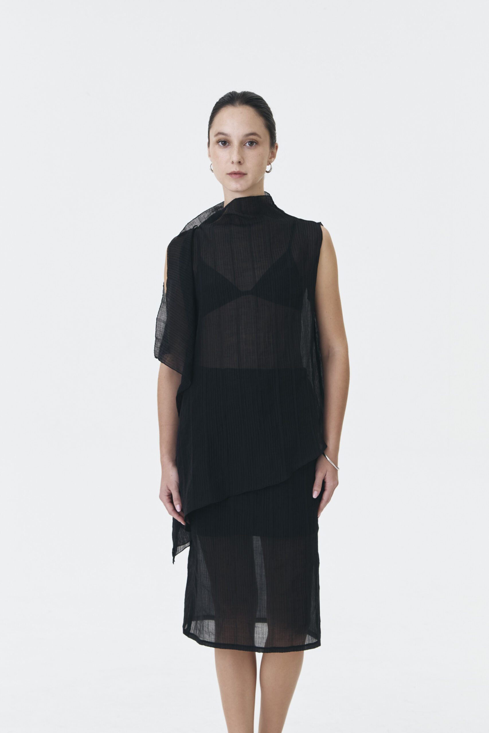 Kale Top in Black