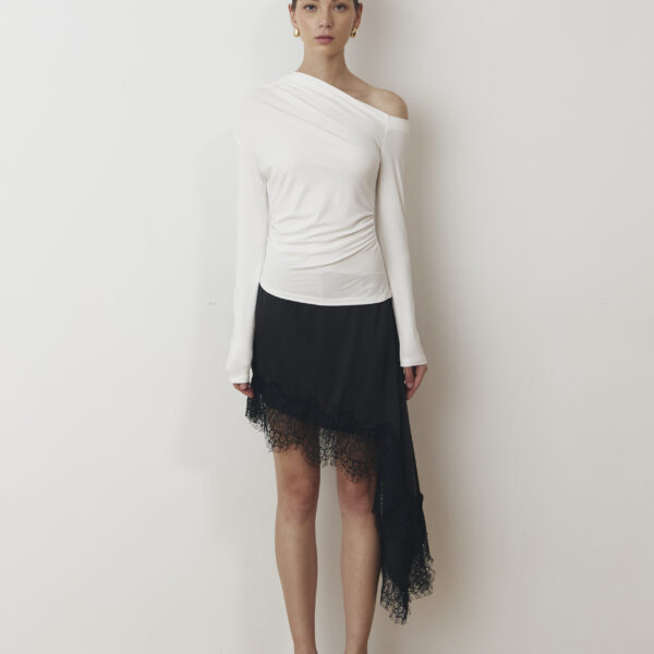 Crest Blouse in Broken White