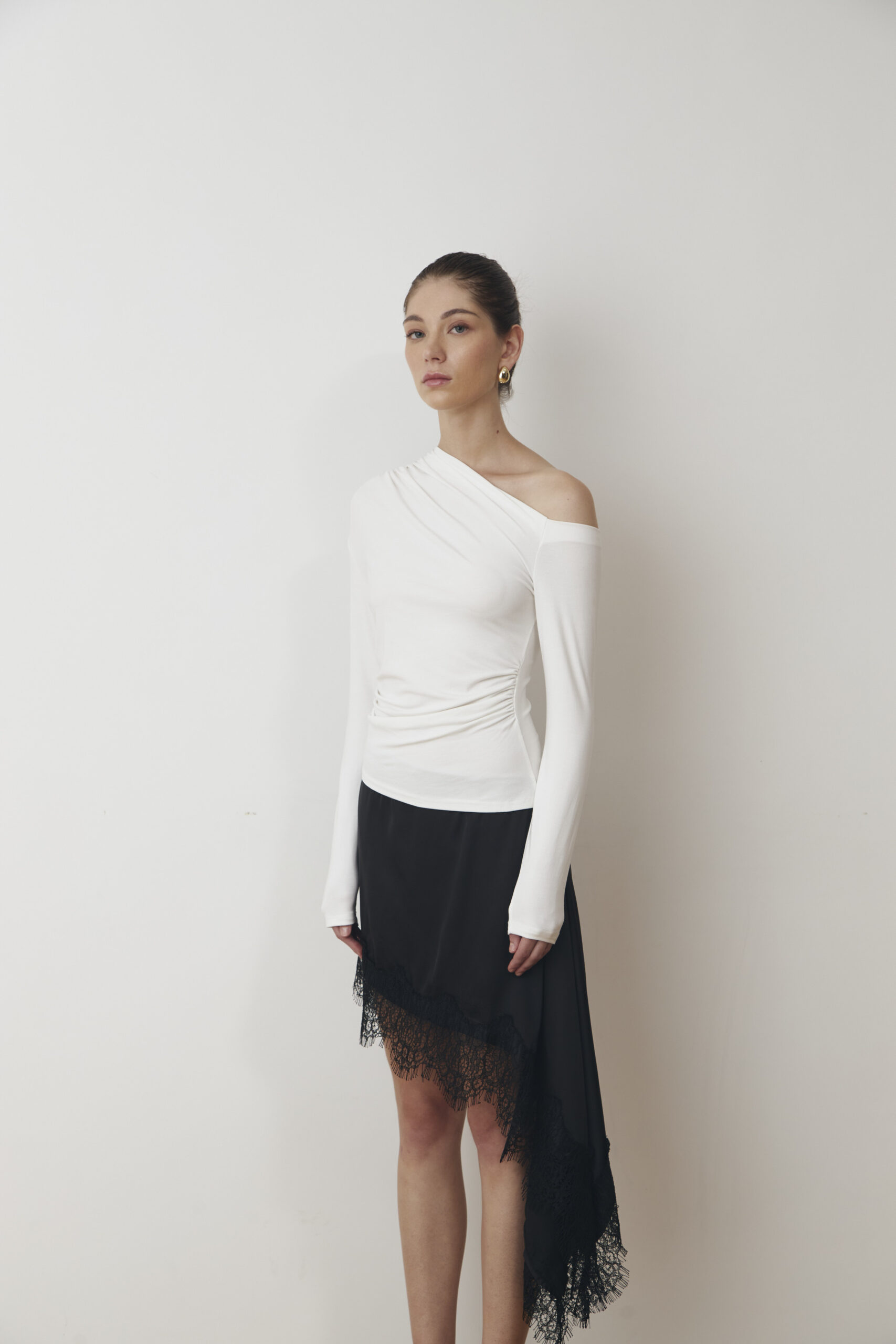 Crest Blouse in Broken White - Image 2