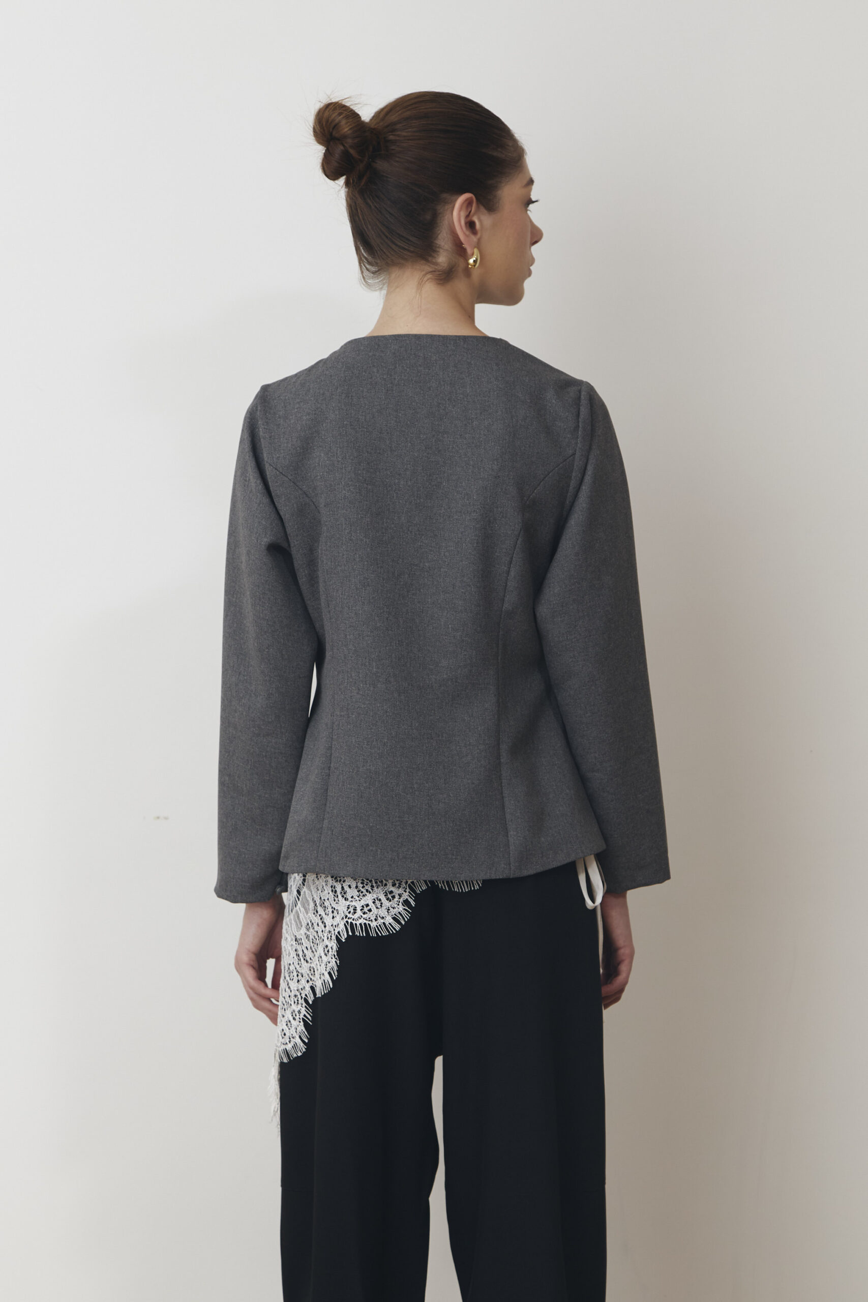 Lune Blazer in Grey - Image 3