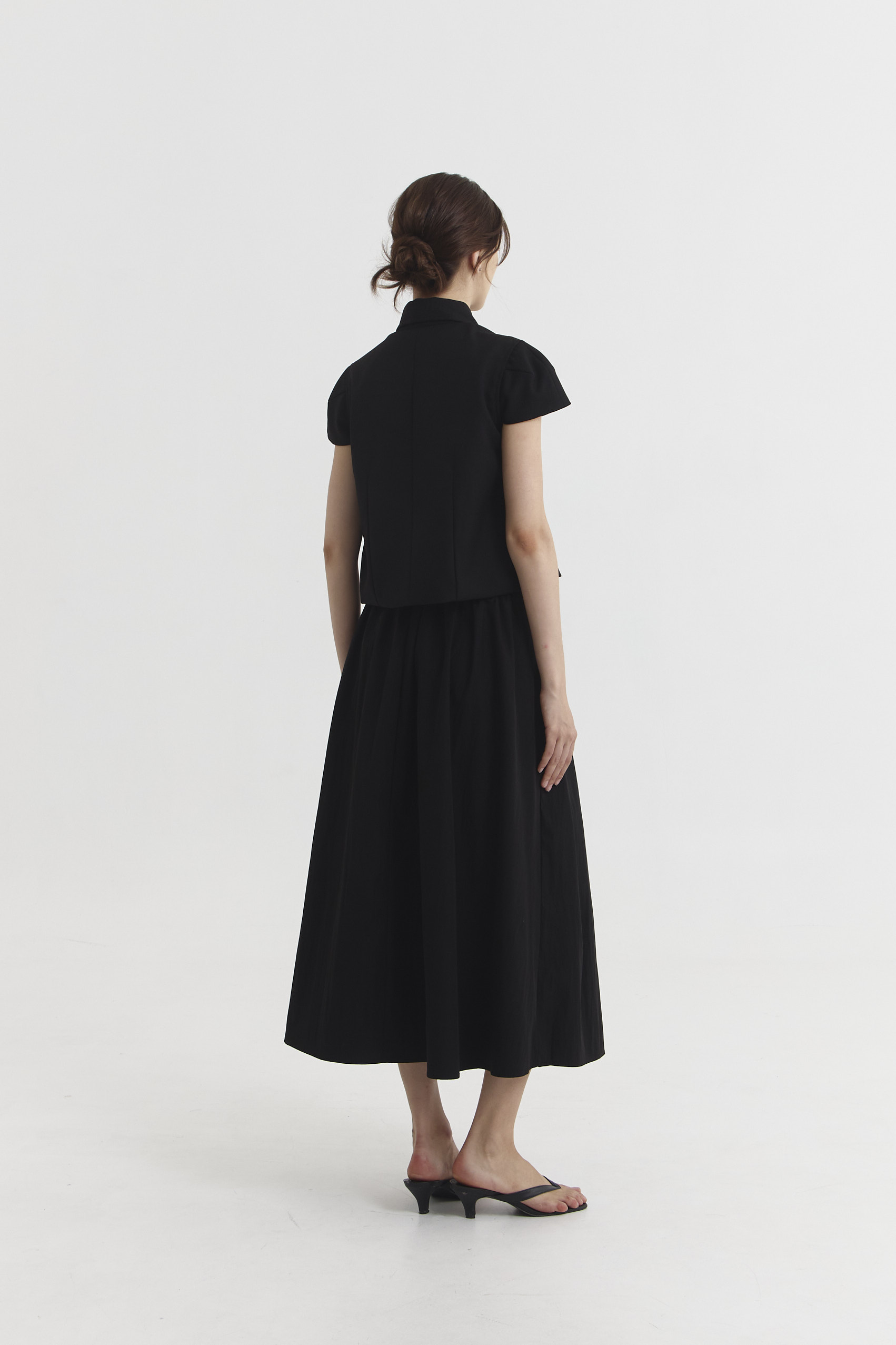 Nara Blouse in Black - Image 3