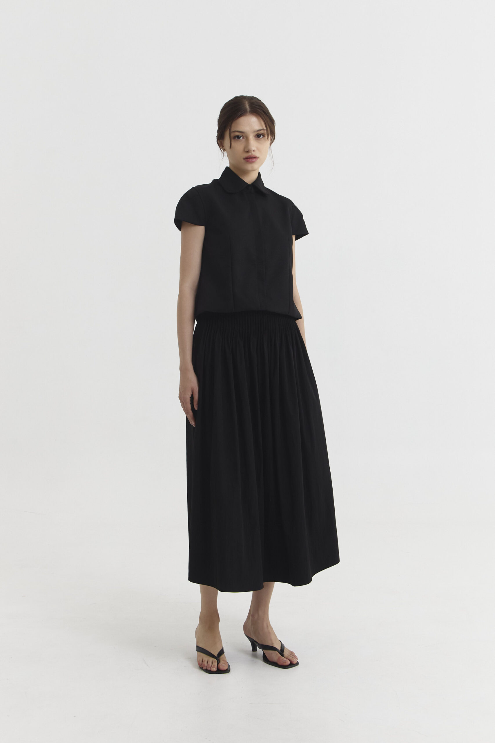 Nara Blouse in Black - Image 2