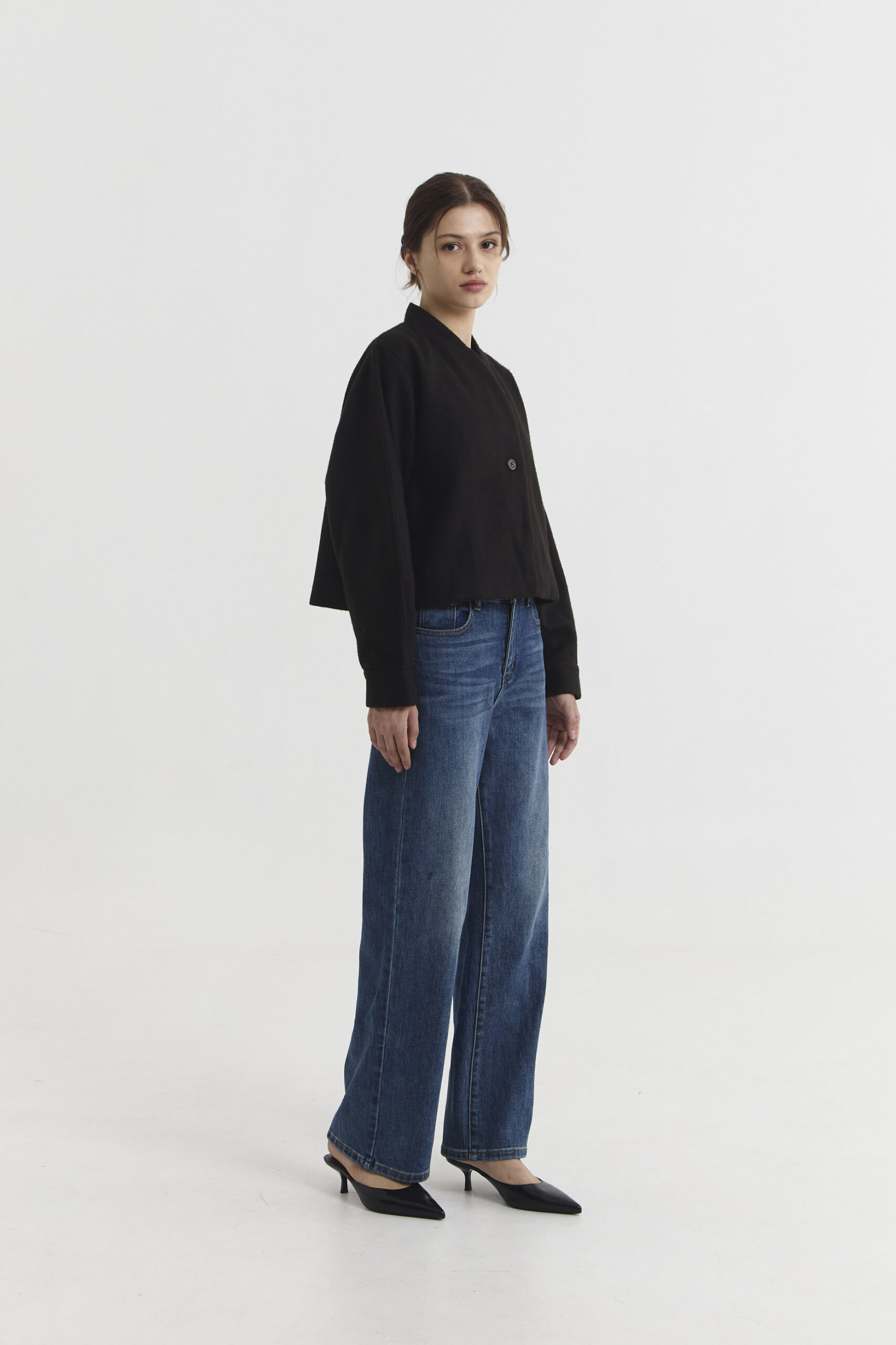 Baila Outer in Black - Image 2