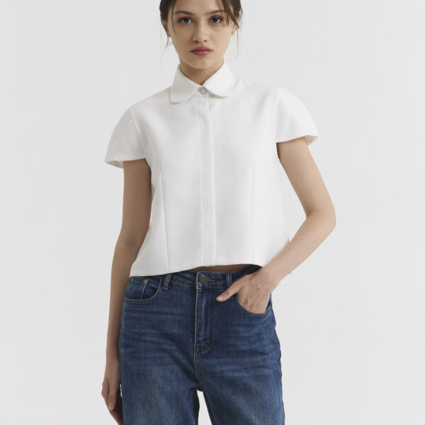 Nara Blouse in Broken White