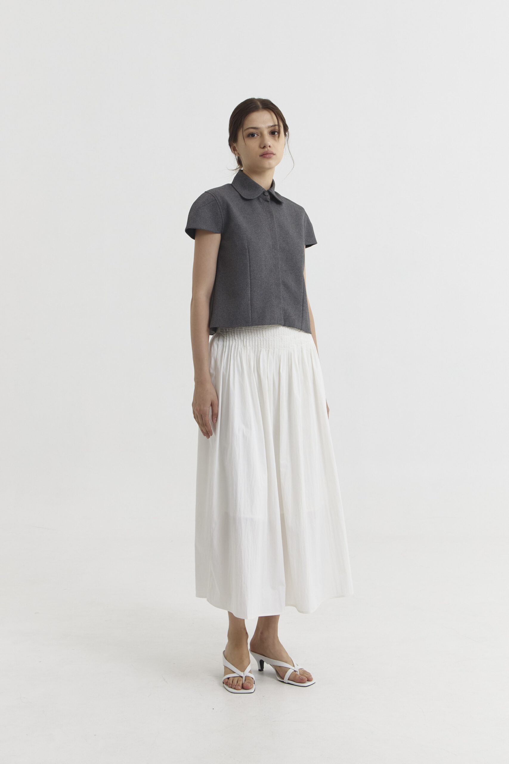 Nara Blouse in Grey