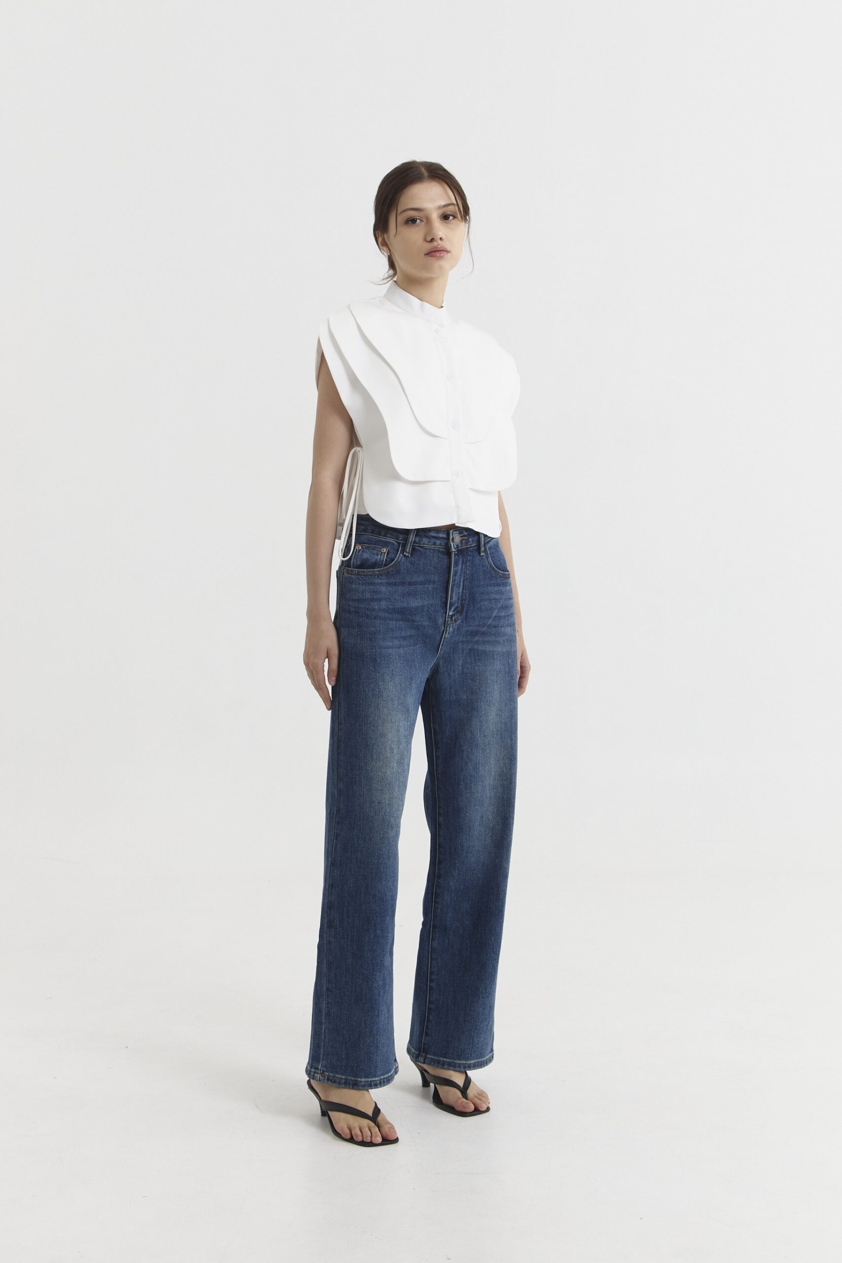 Rumme Vest in Broken White - Image 2