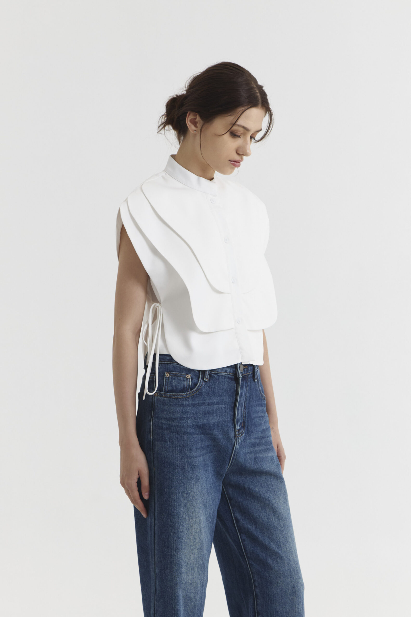 Rumme Vest in Broken White - Image 3