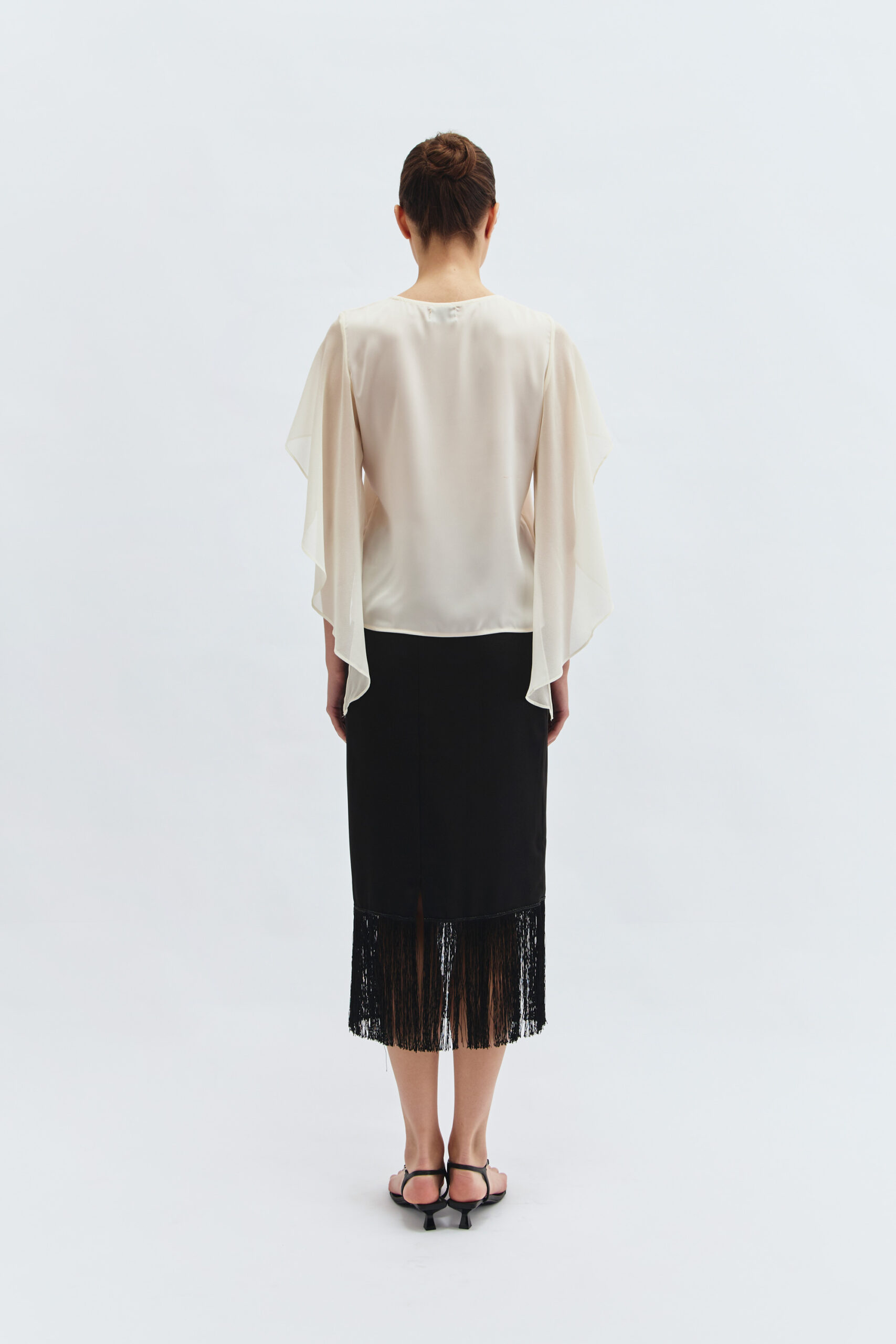 Perone Blouse in Ivory - Image 4