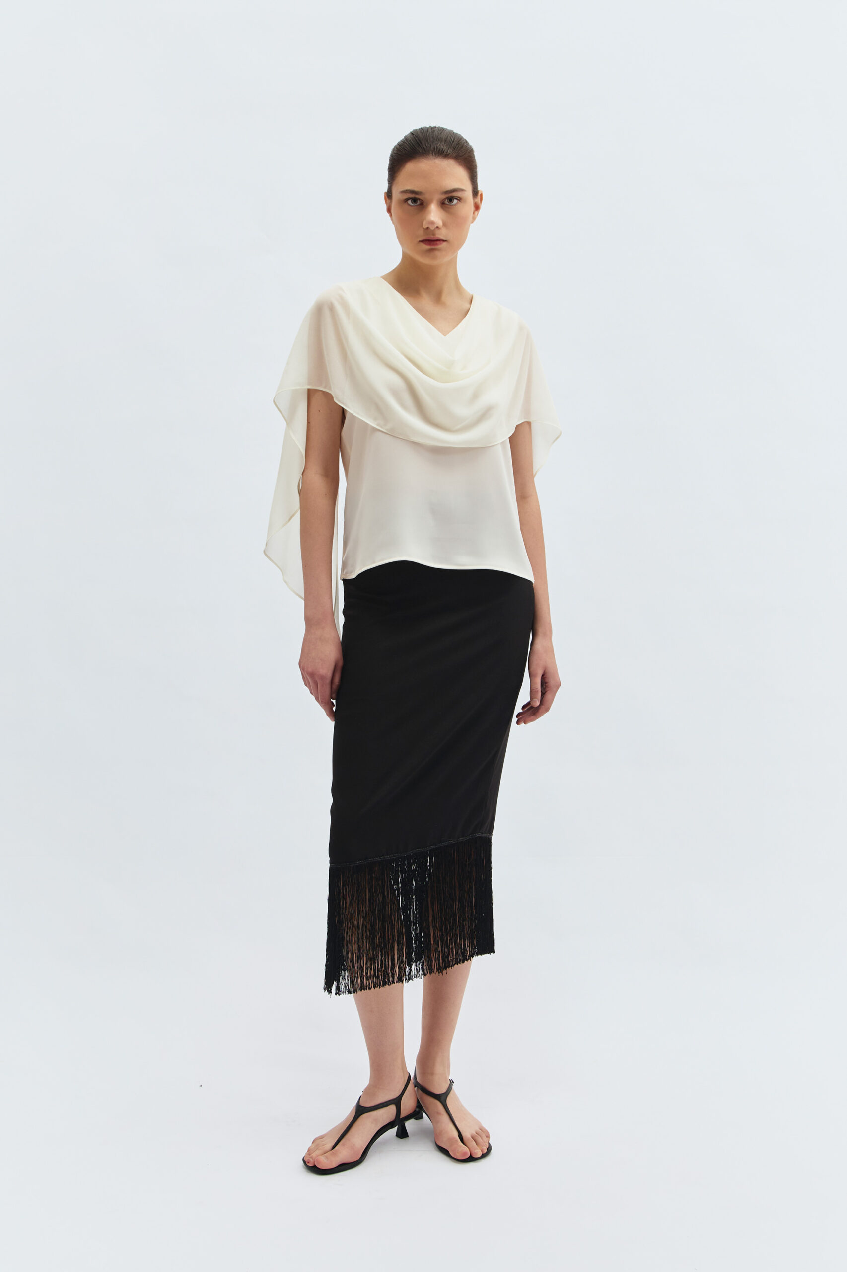 Perone Blouse in Ivory