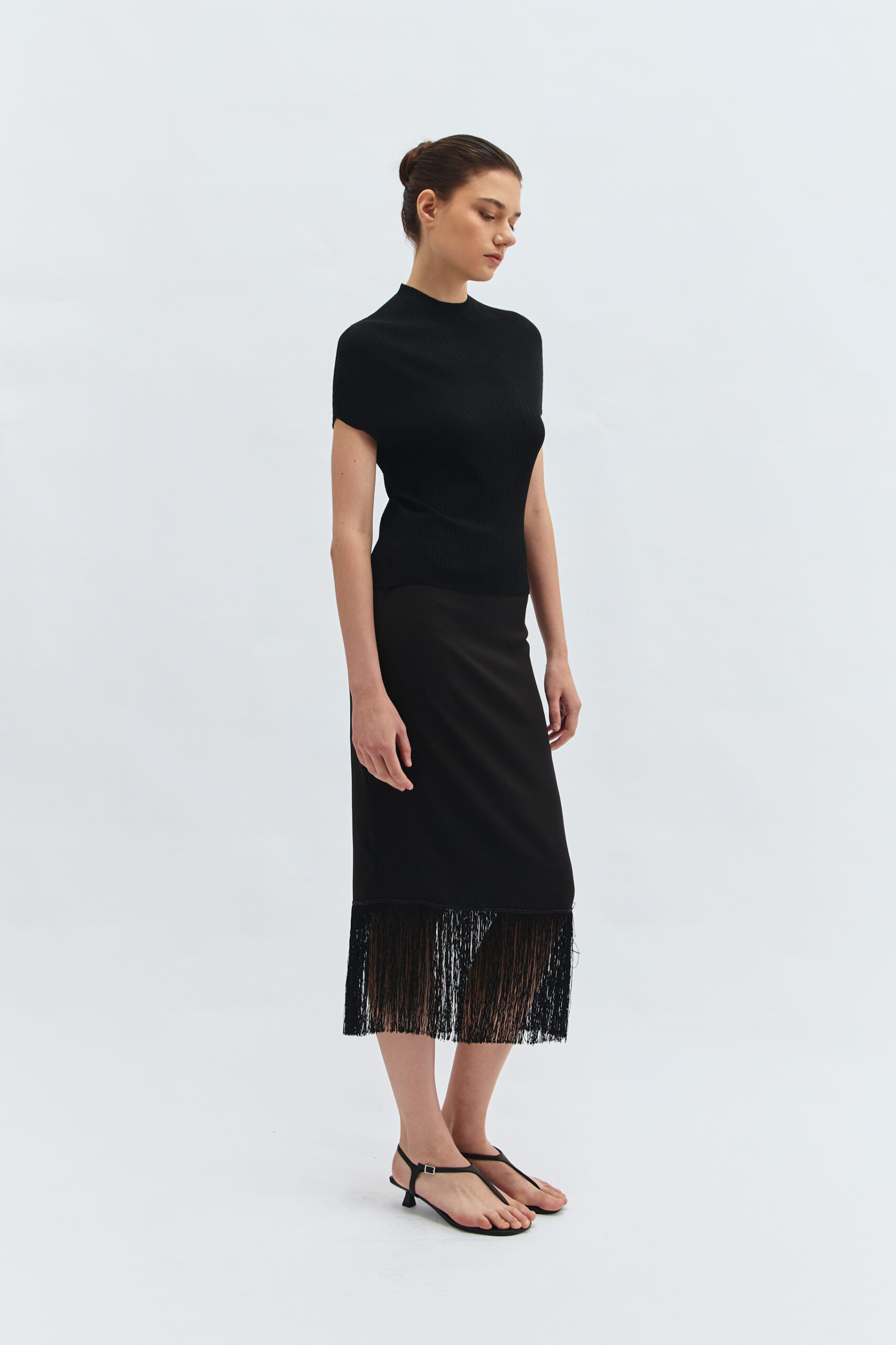 Trota Blouse in Black - Image 3