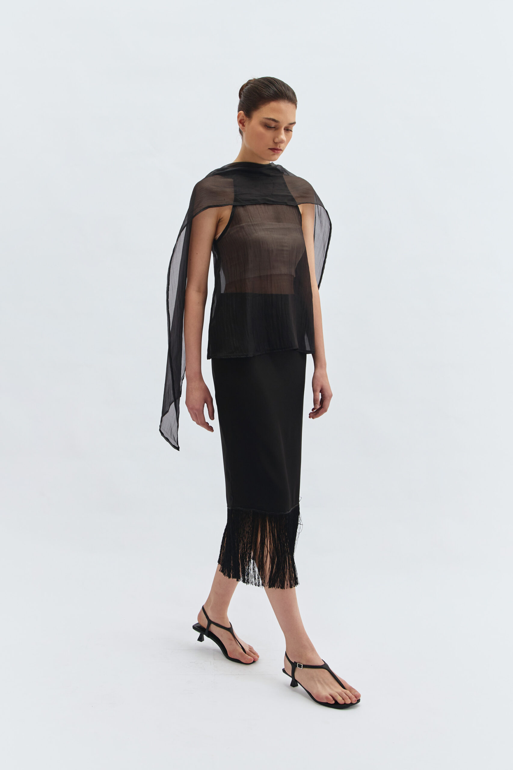 Paloma Blouse in Black - Image 2