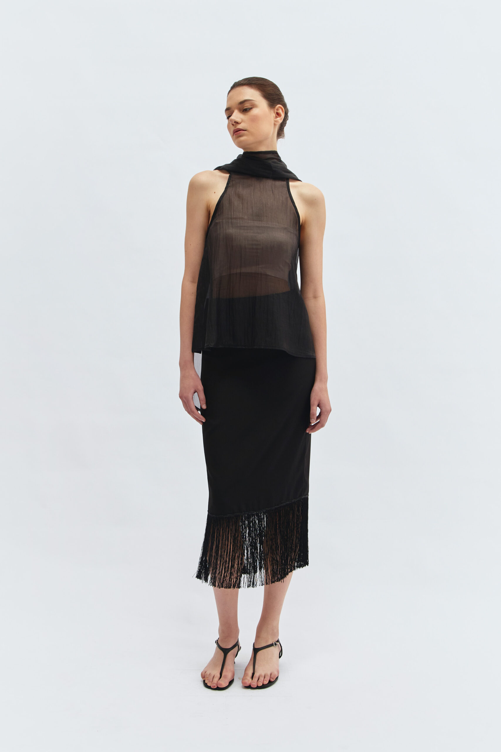 Paloma Blouse in Black - Image 4