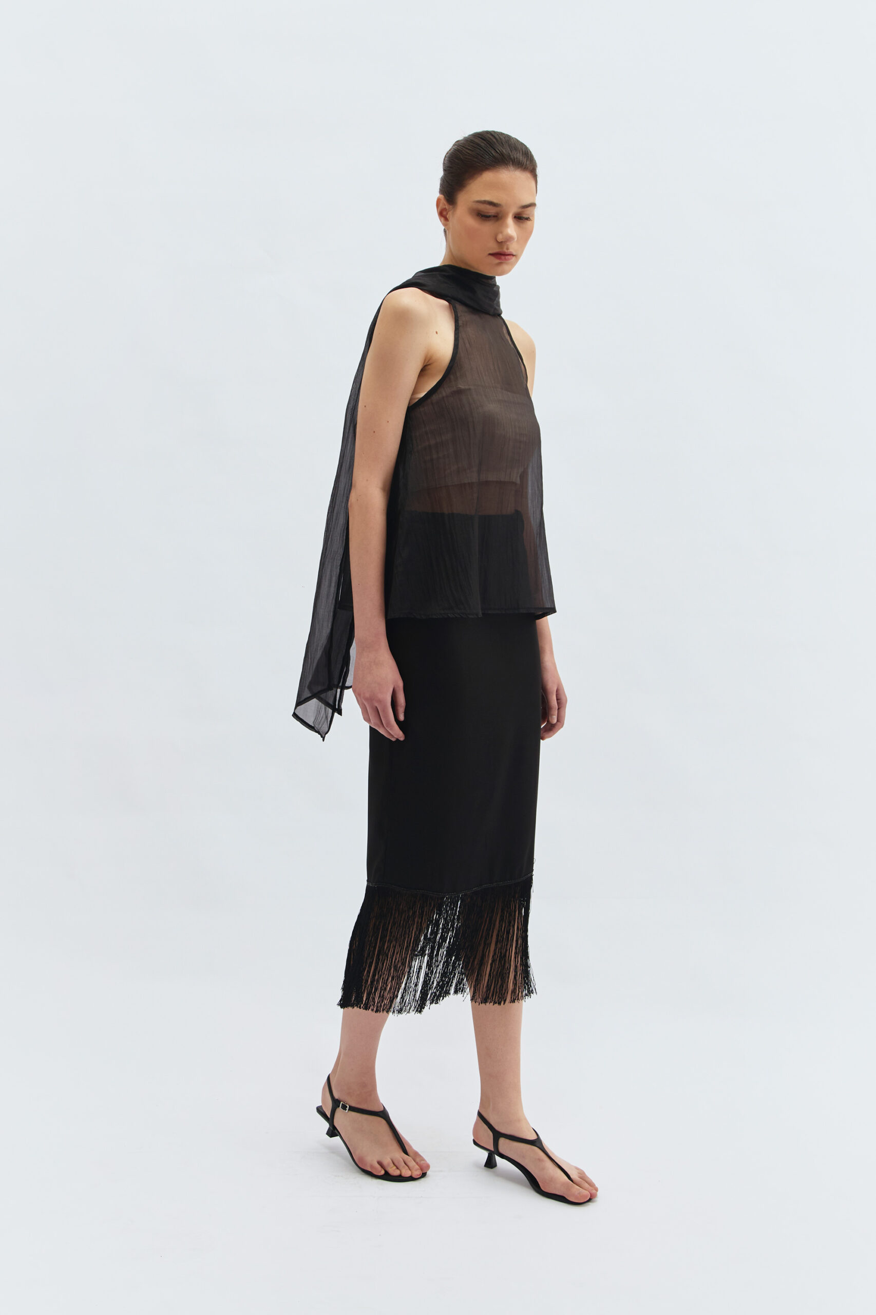 Paloma Blouse in Black - Image 5