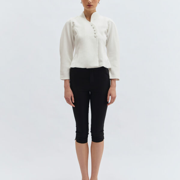 Cala Long-sleeved Blouse in Broken White