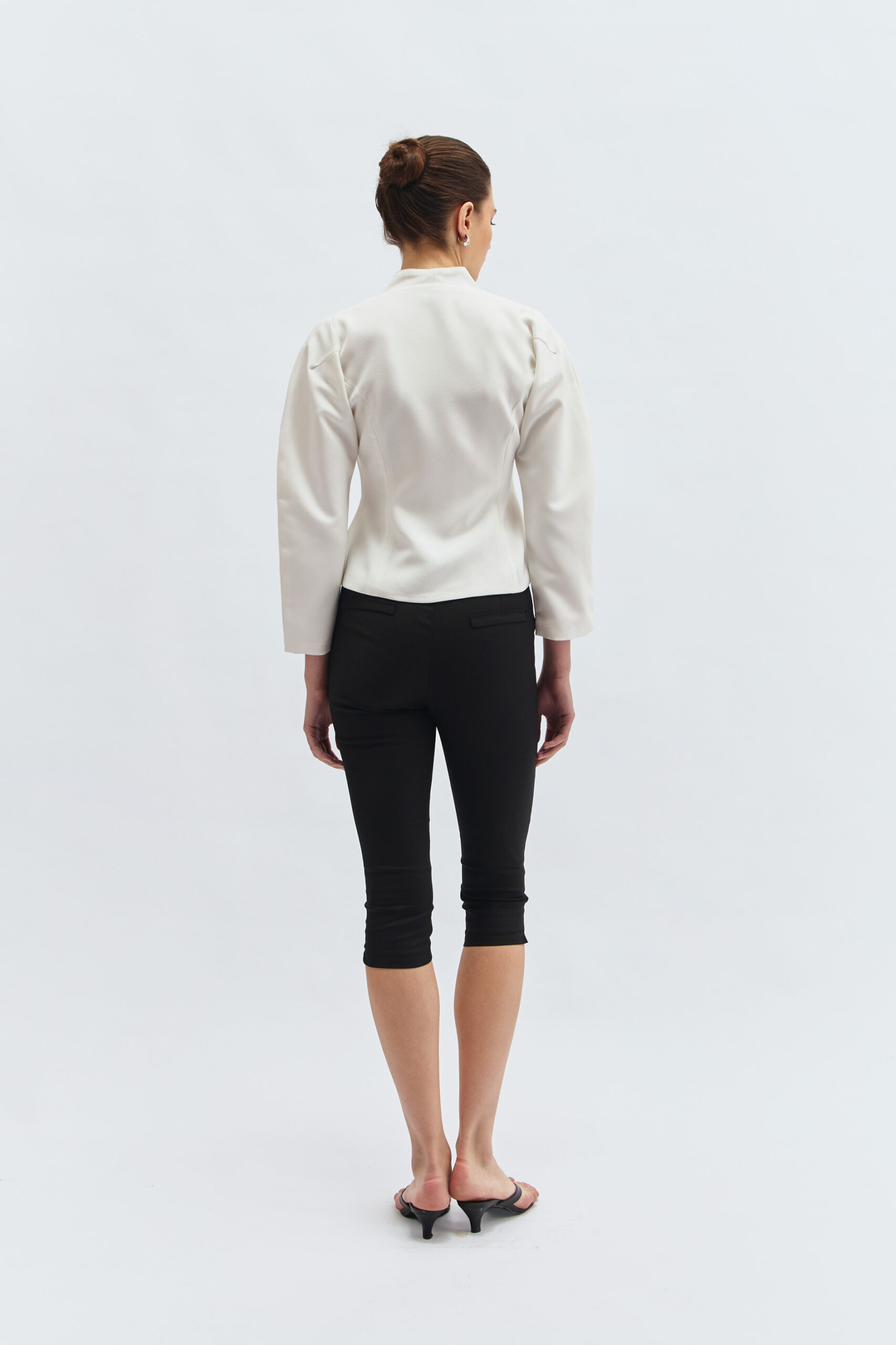 Cala Long-sleeved Blouse in Broken White - Image 3