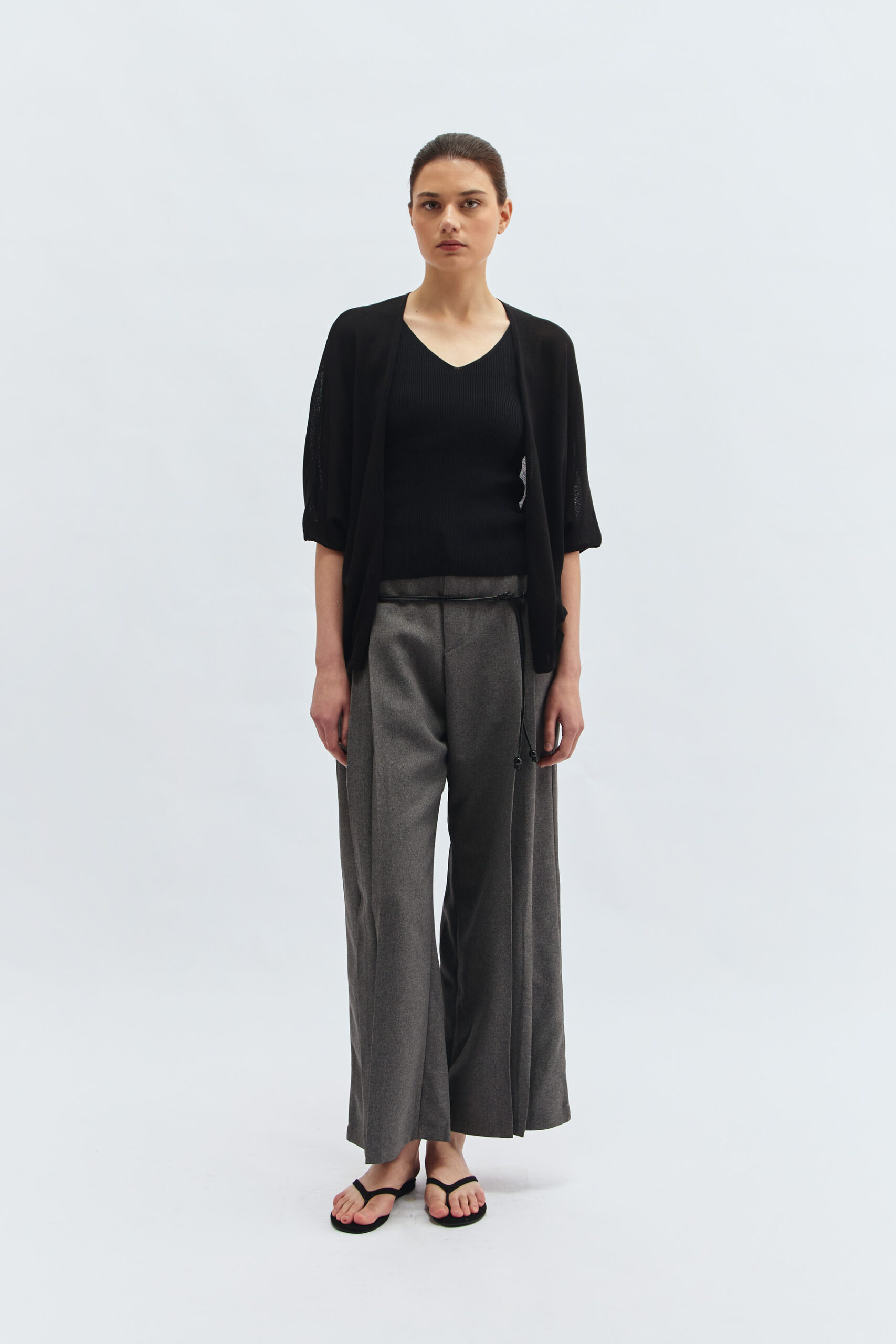 Stan Knit Set in Black