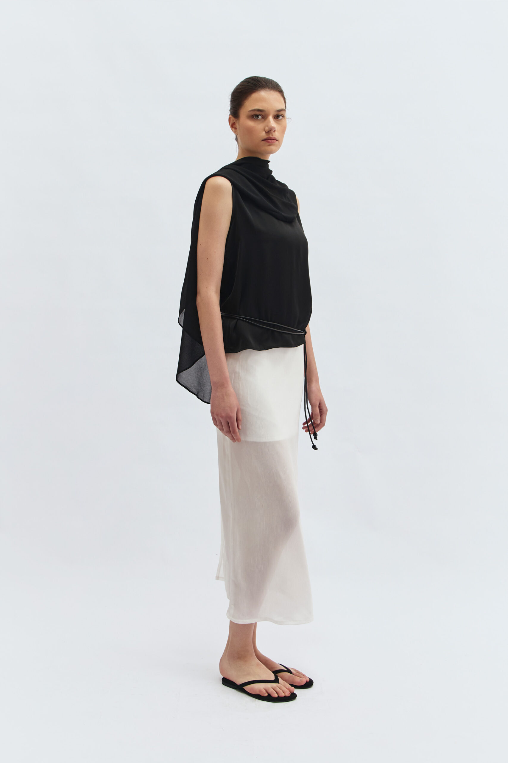 Perone Blouse in Black - Image 5