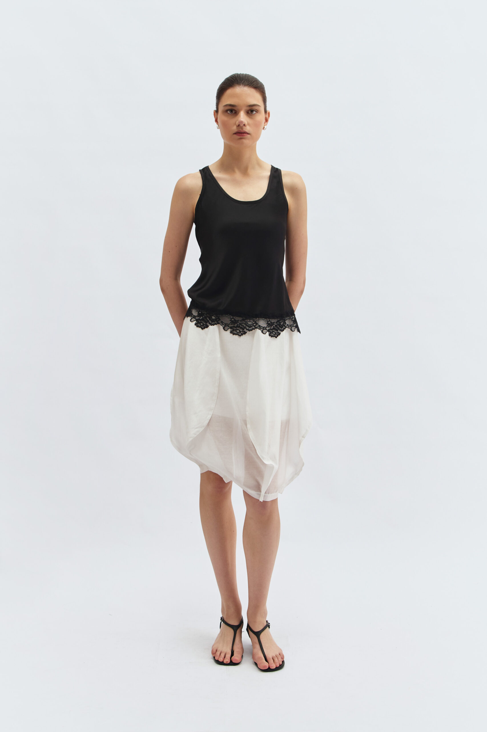 Rory Skirt in Broken White