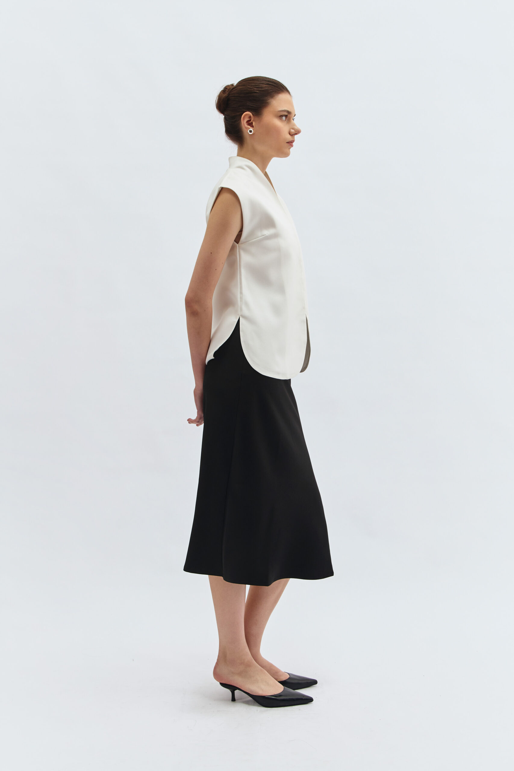 Lucette Vest in Broken White - Image 3