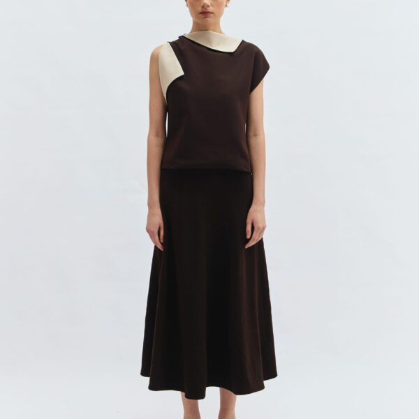 Blaire Skirt in Brown