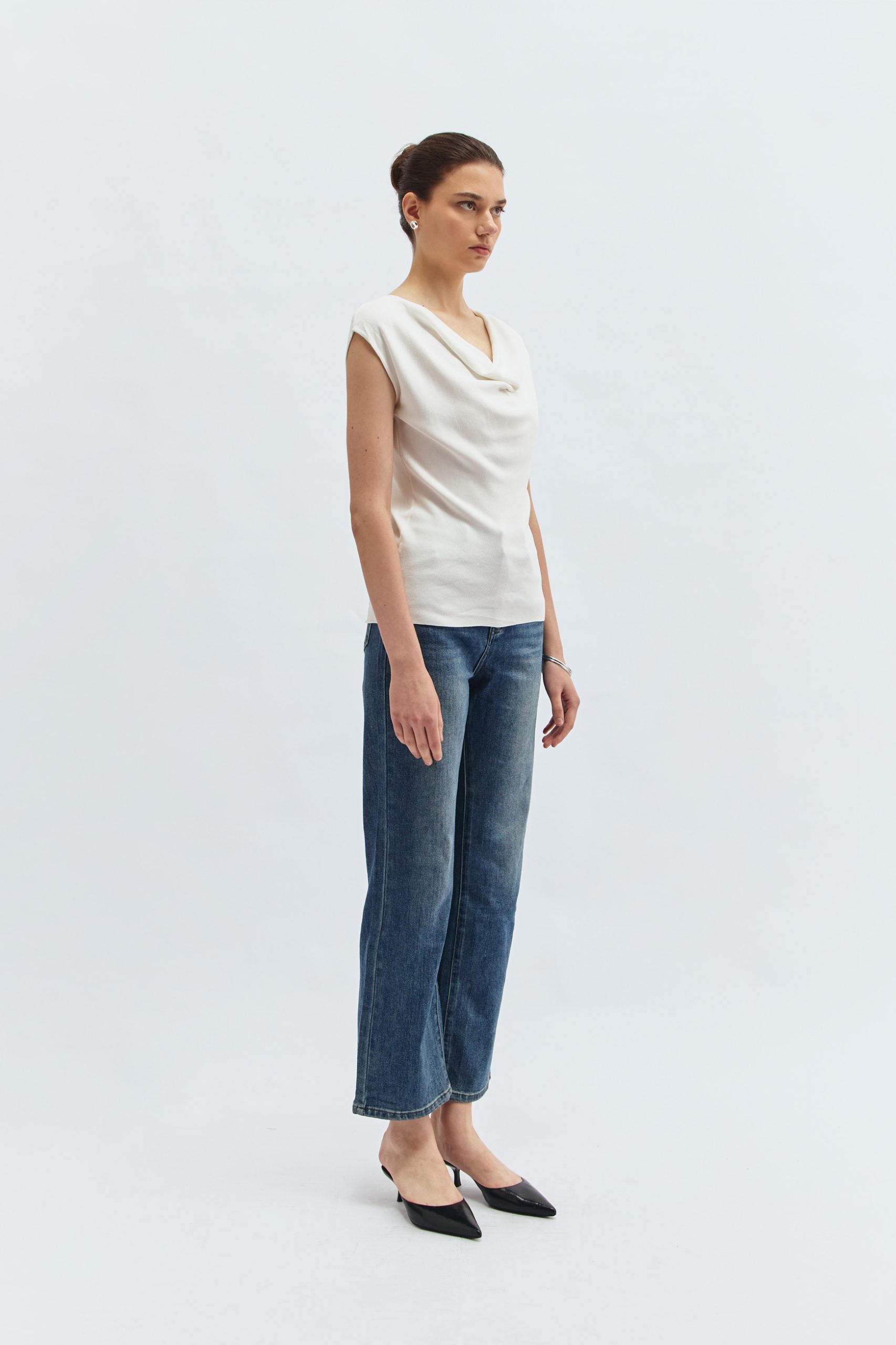 Cora Blouse in Broken White - Image 2