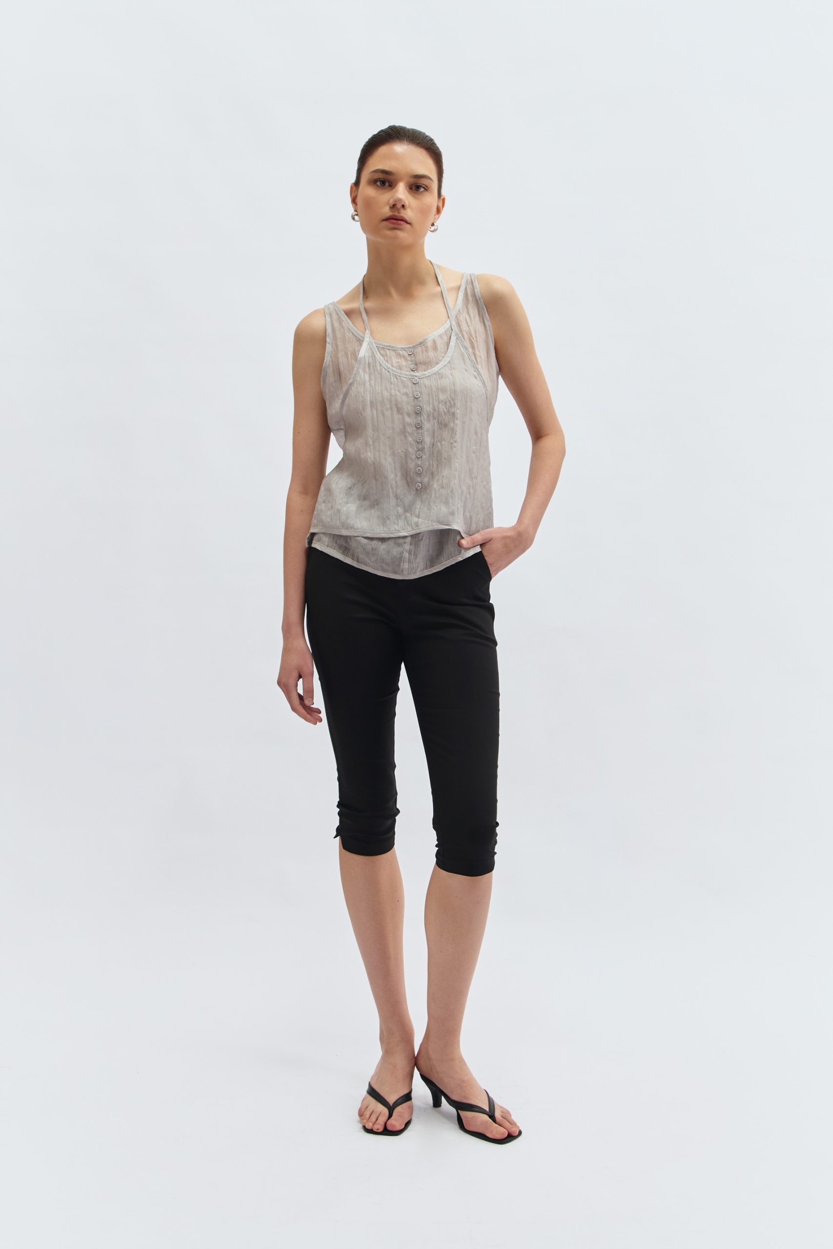 Alaia Blouse in Grey