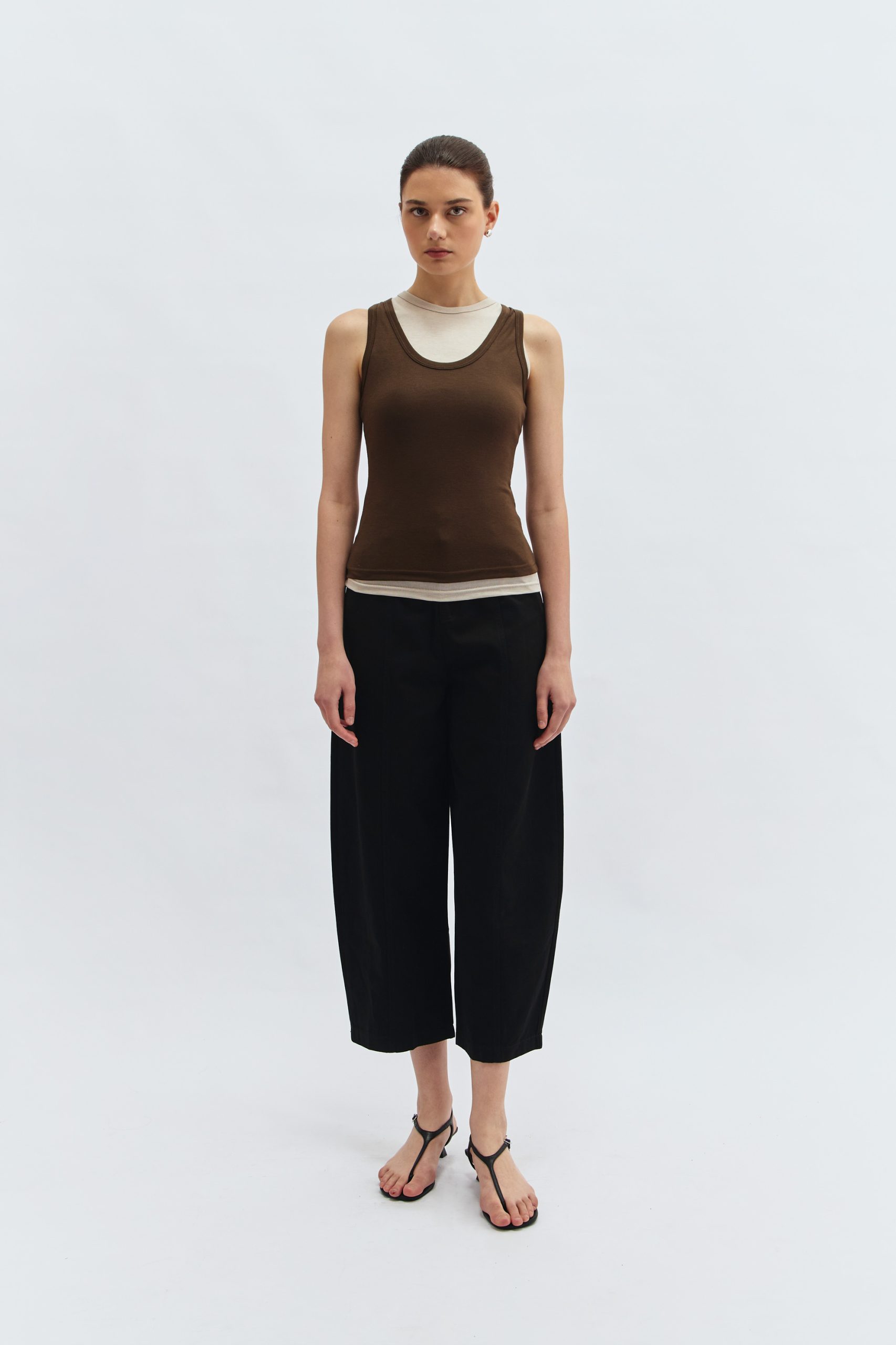 Double Decker Blouse in Brown - Image 2