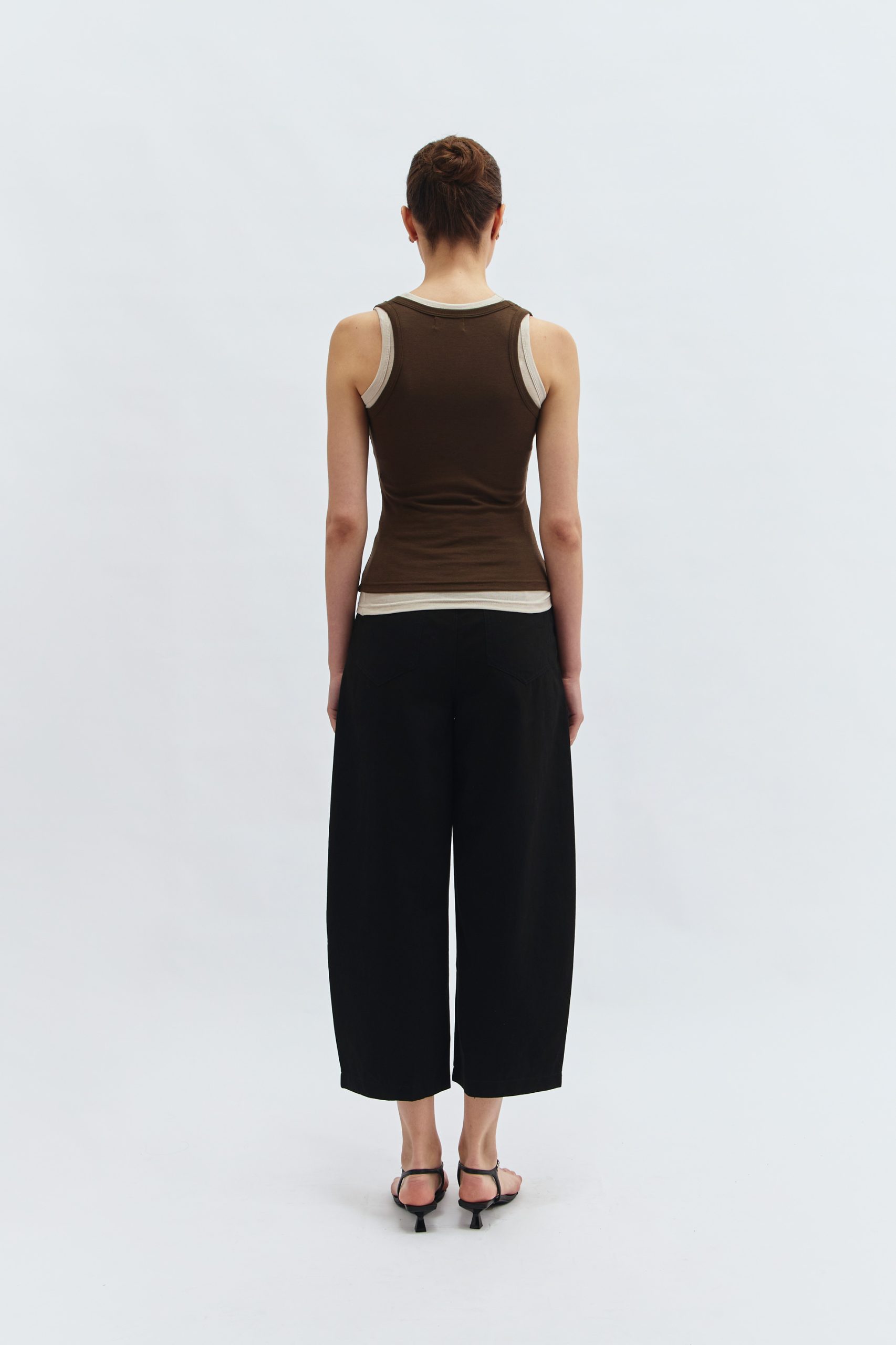 Double Decker Blouse in Brown - Image 3