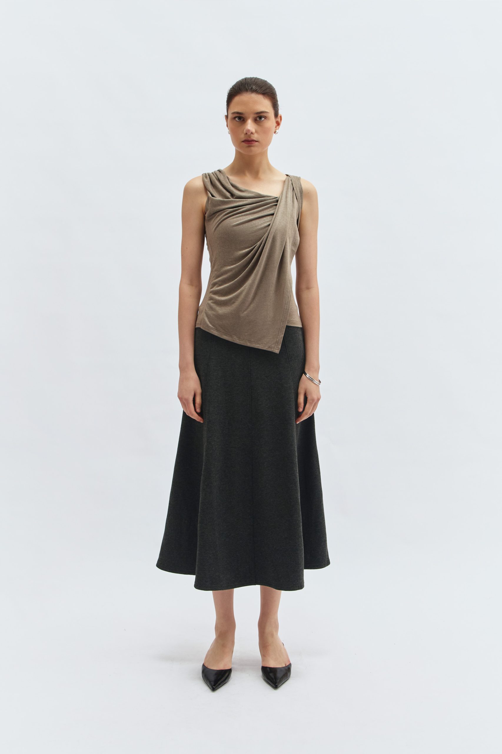 Blaire Skirt in Grey