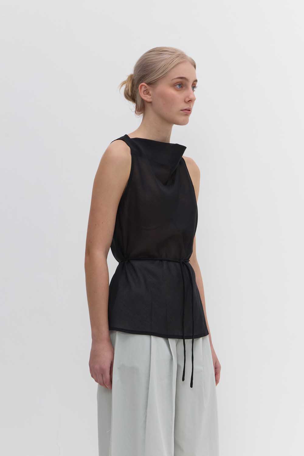 Anne Blouse In Black - Image 3