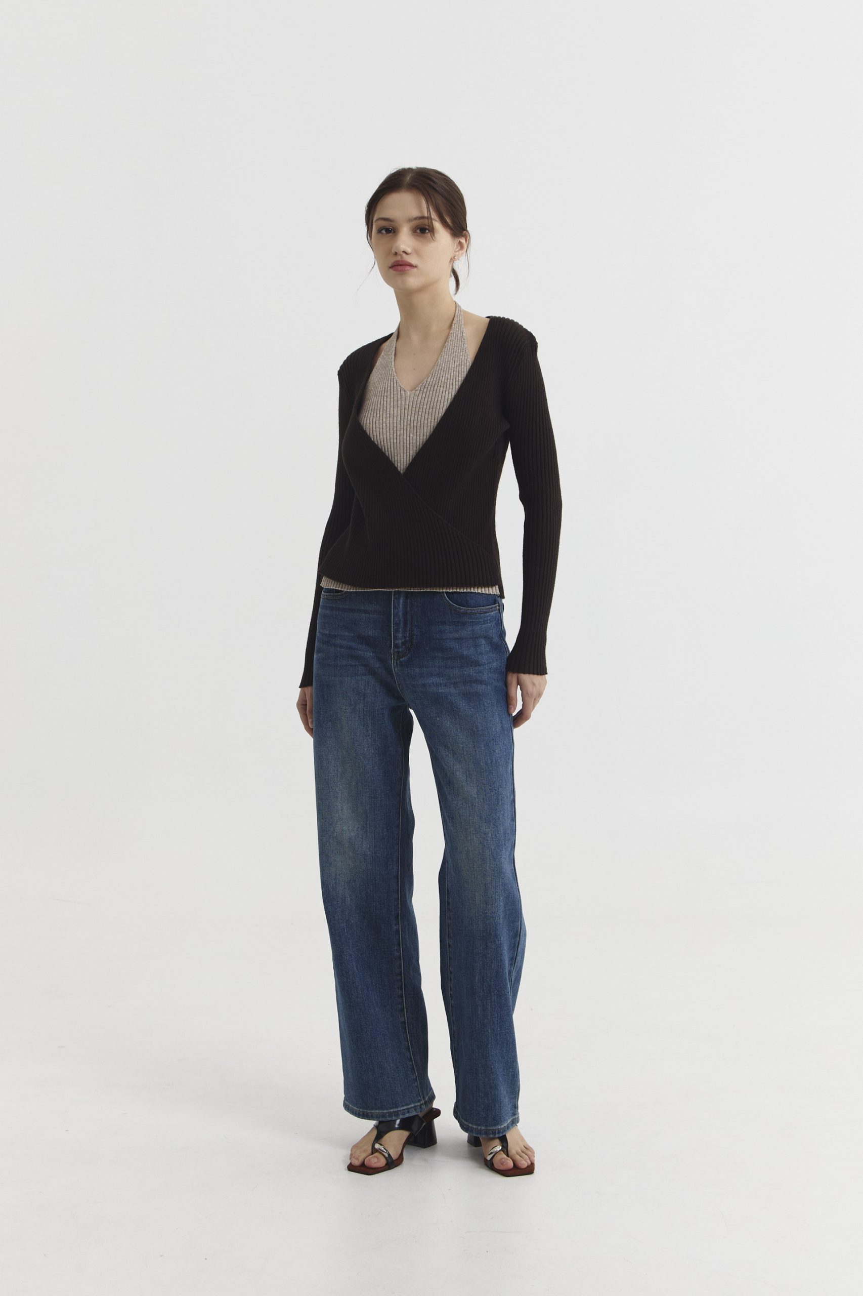 Atheus Top in Brown