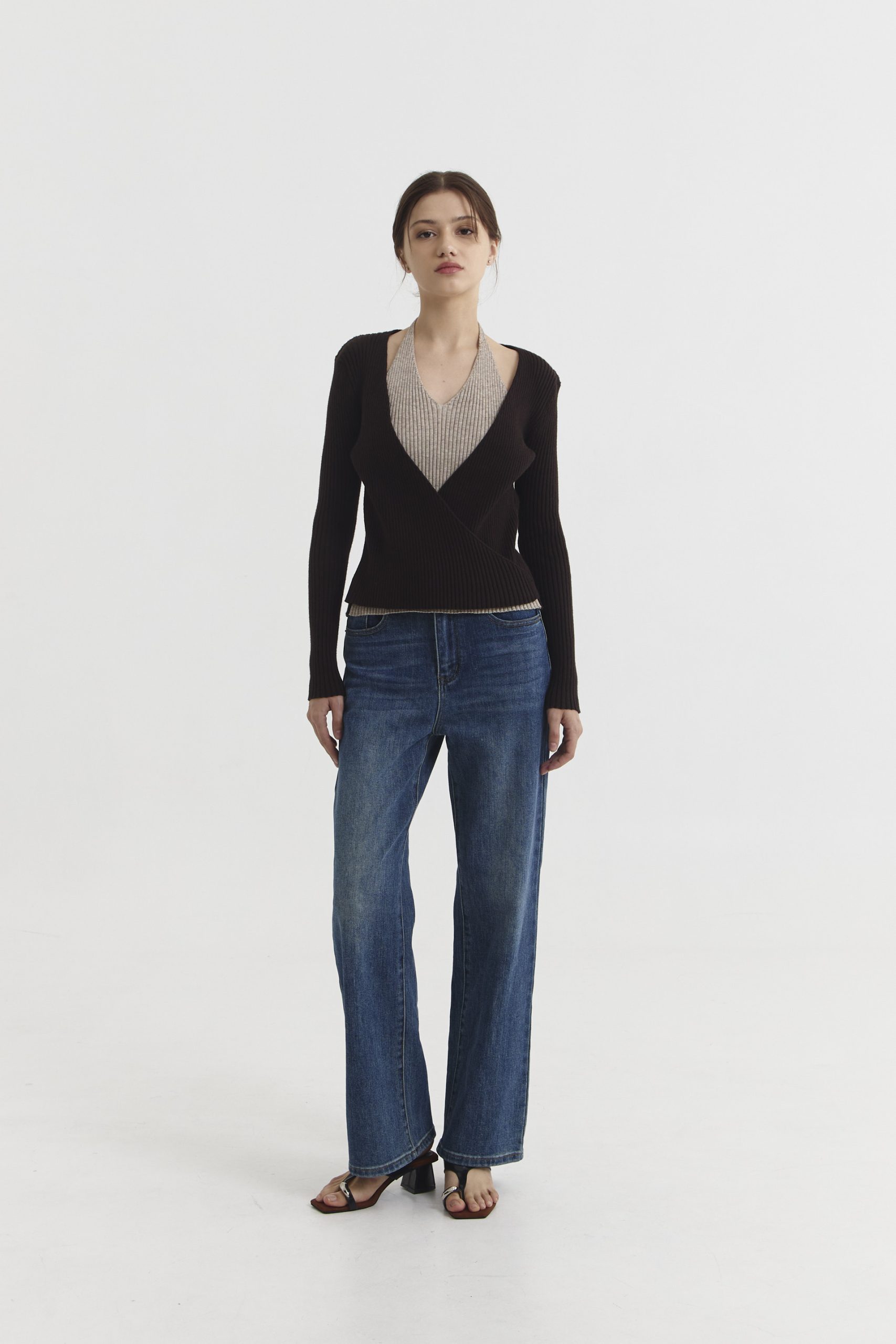 Atheus Top in Brown - Image 2