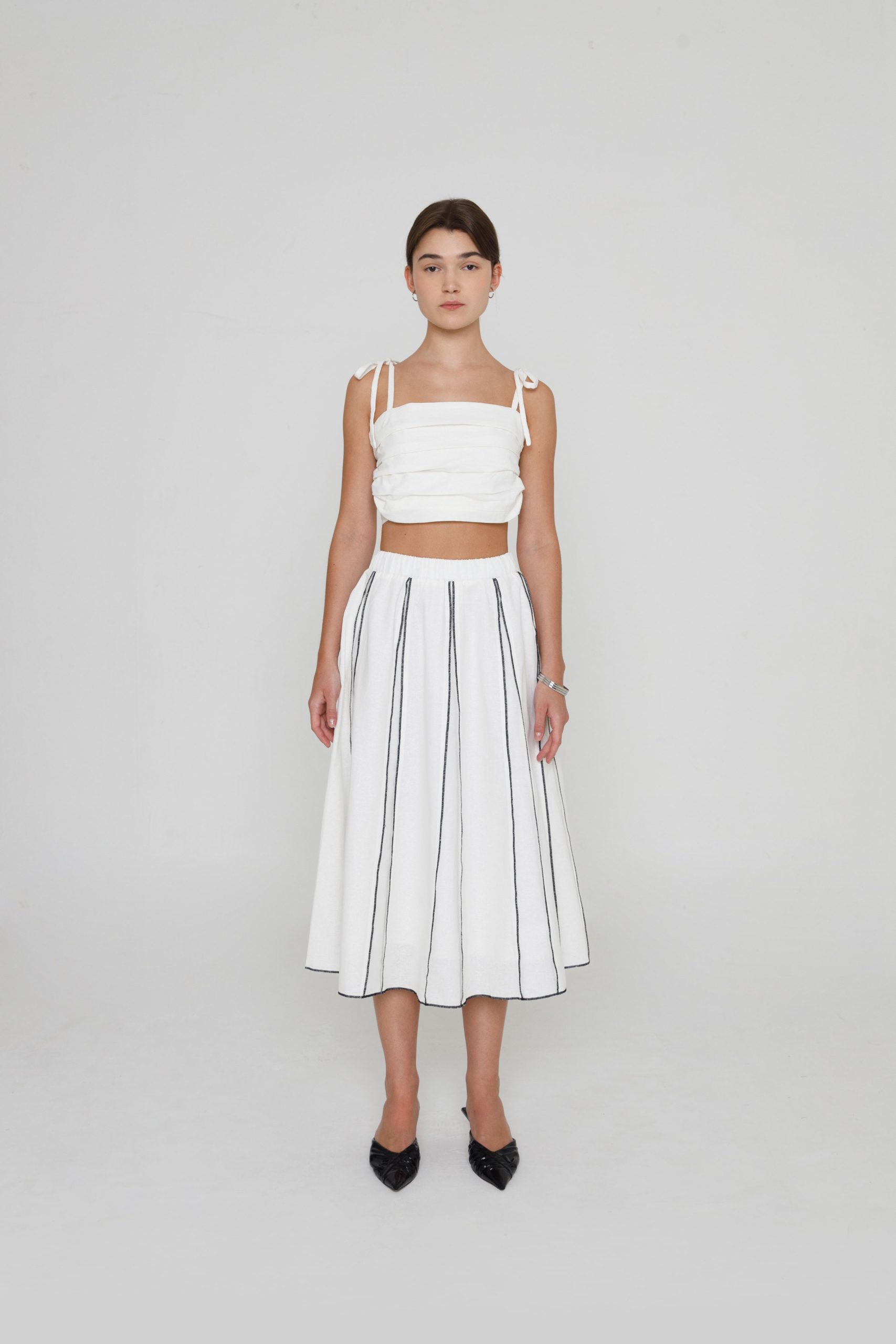 Cali Skirt In Broken White