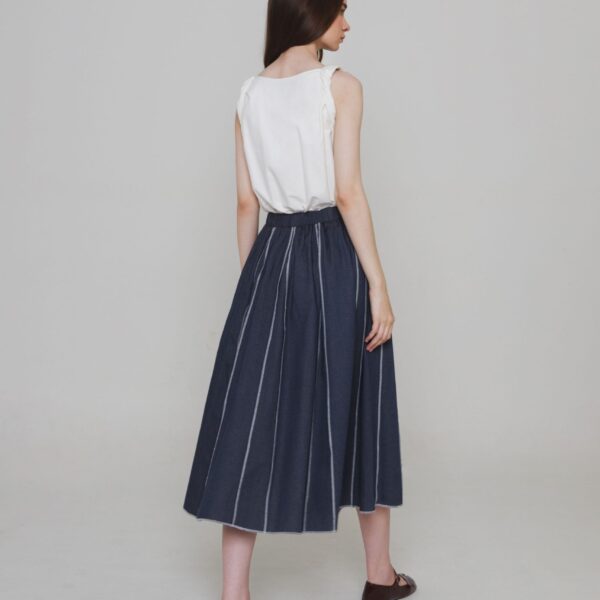 Cali Skirt In Denim
