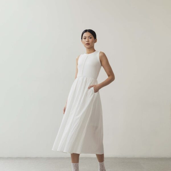Cycle Dress In Broken White