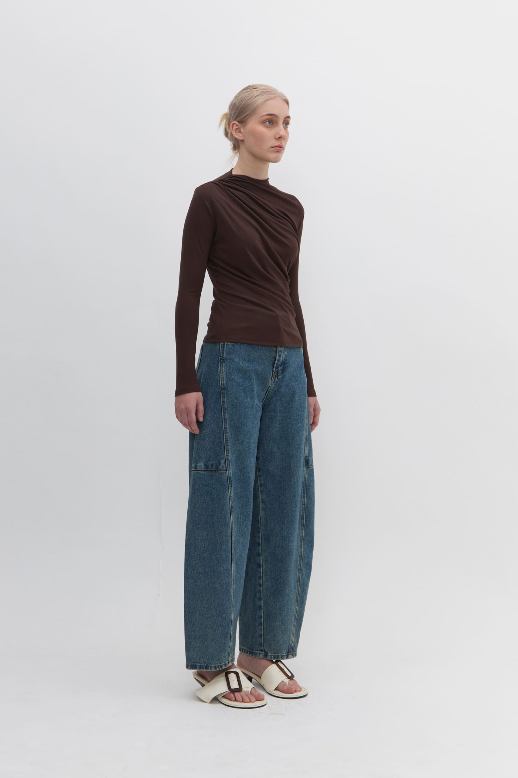 Emillie Blouse in Coffee