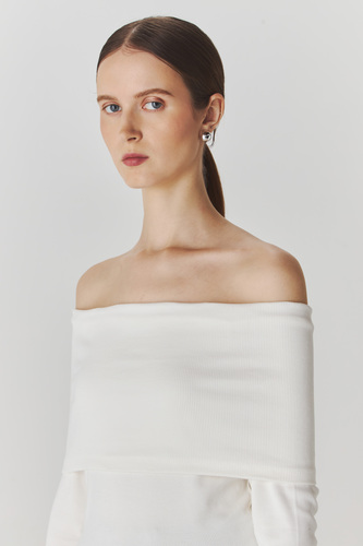 Globb Top In Broken White