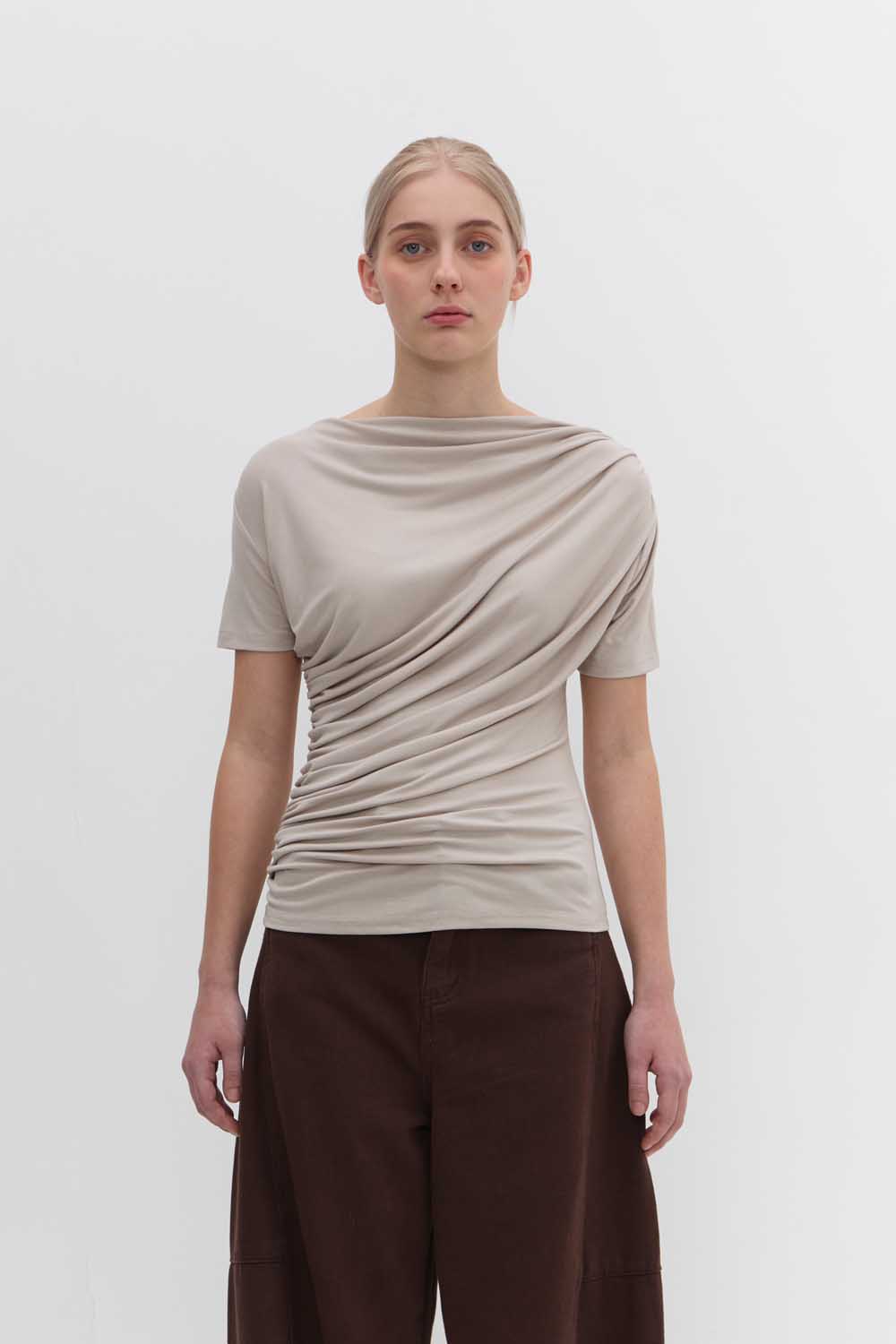 Harper Blouse in Cream